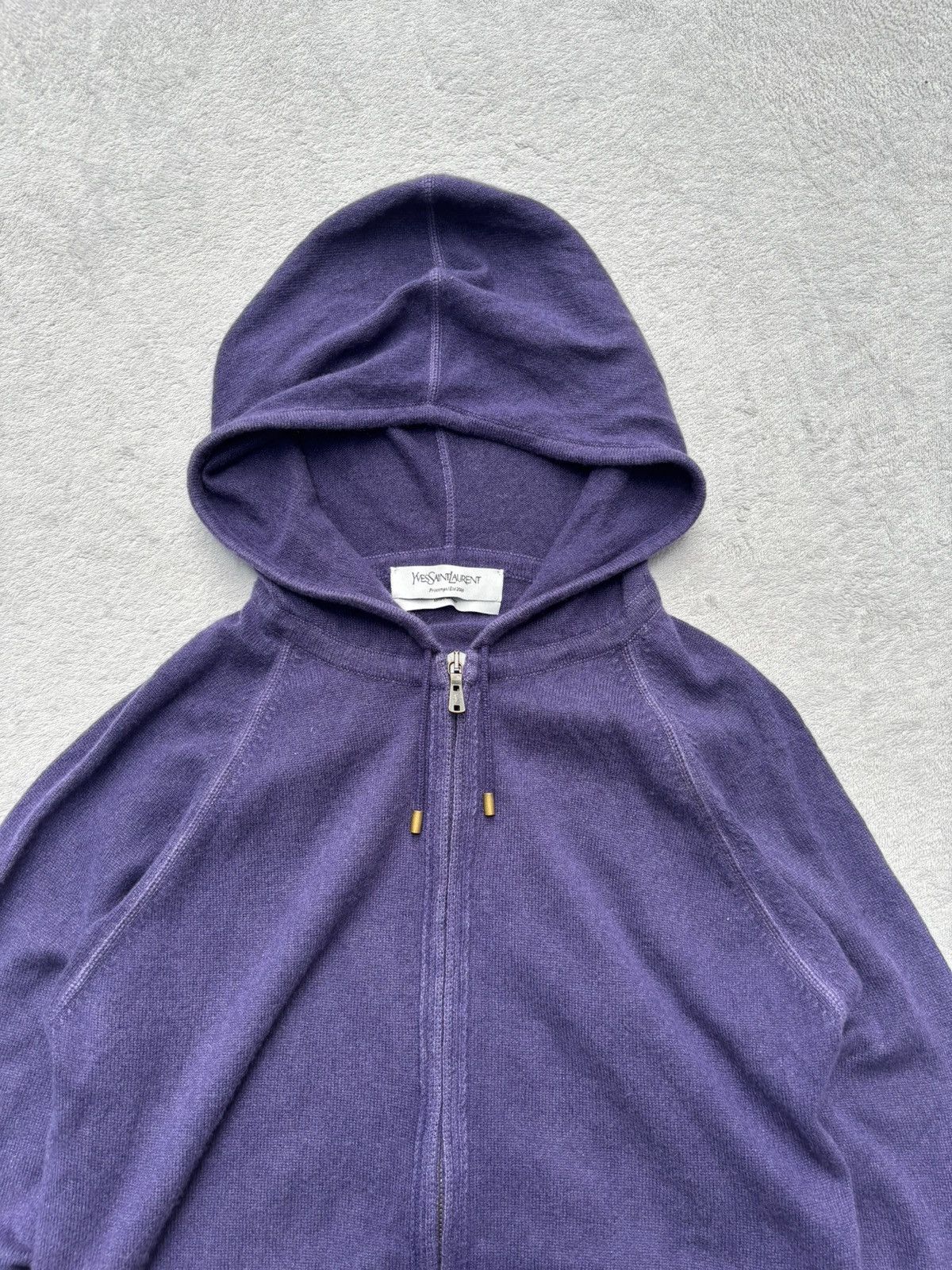 Yves Saint Laurent S/S 2009 Yves Saint Laurent Rive Gauche Cashmere Zip Jacket Size M / US 6-8 / IT 42-44 - 5 Thumbnail