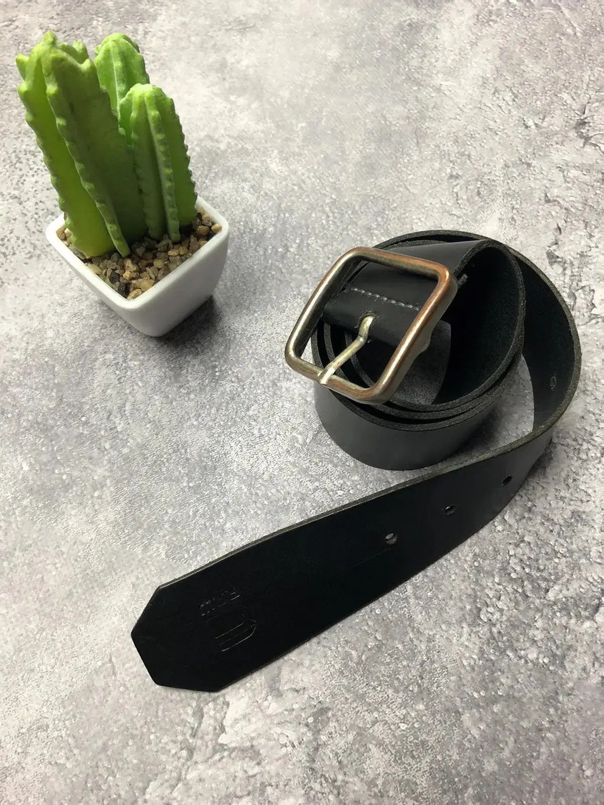 G-Star G-STAR RAW Vintage Leather Buckle Belt Streetwear Dad Hype Size ONE SIZE - 1 Thumbnail