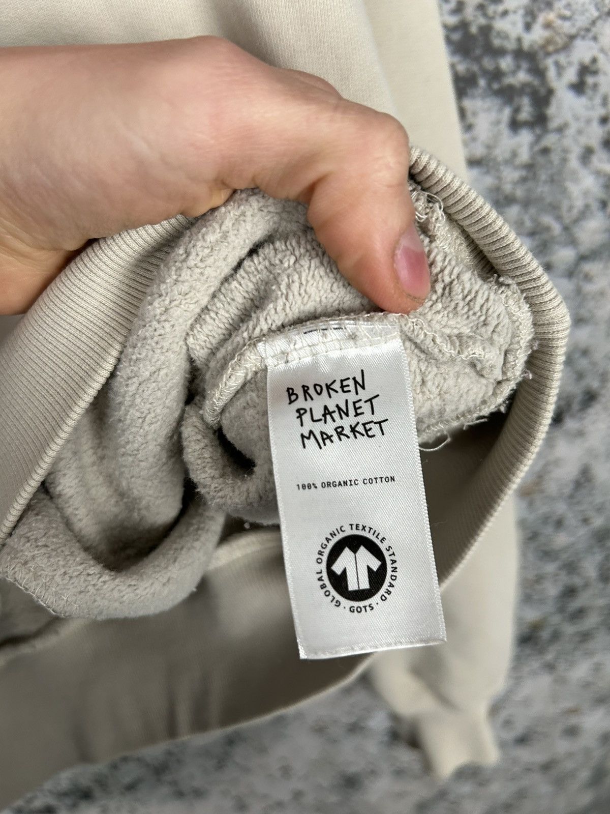 Broken Planet Broken Planet Dark Hours Beige Hoodie Streetwear Rap Baggy Size US M / EU 48-50 / 2 - 7 Thumbnail