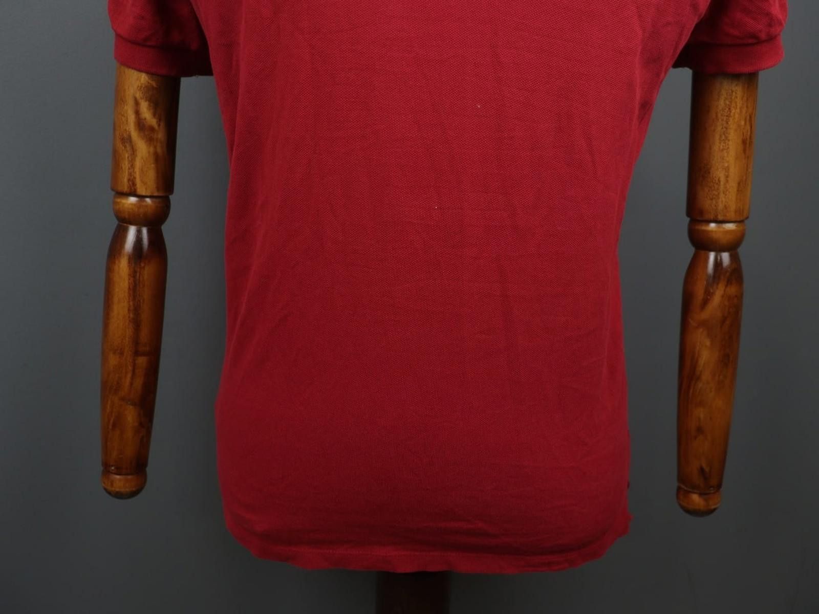 J.Lindeberg J.Lindeberg Red 100% Cotton Popover Polo Shirt Size M Size US M / EU 48-50 / 2 - 6 Thumbnail