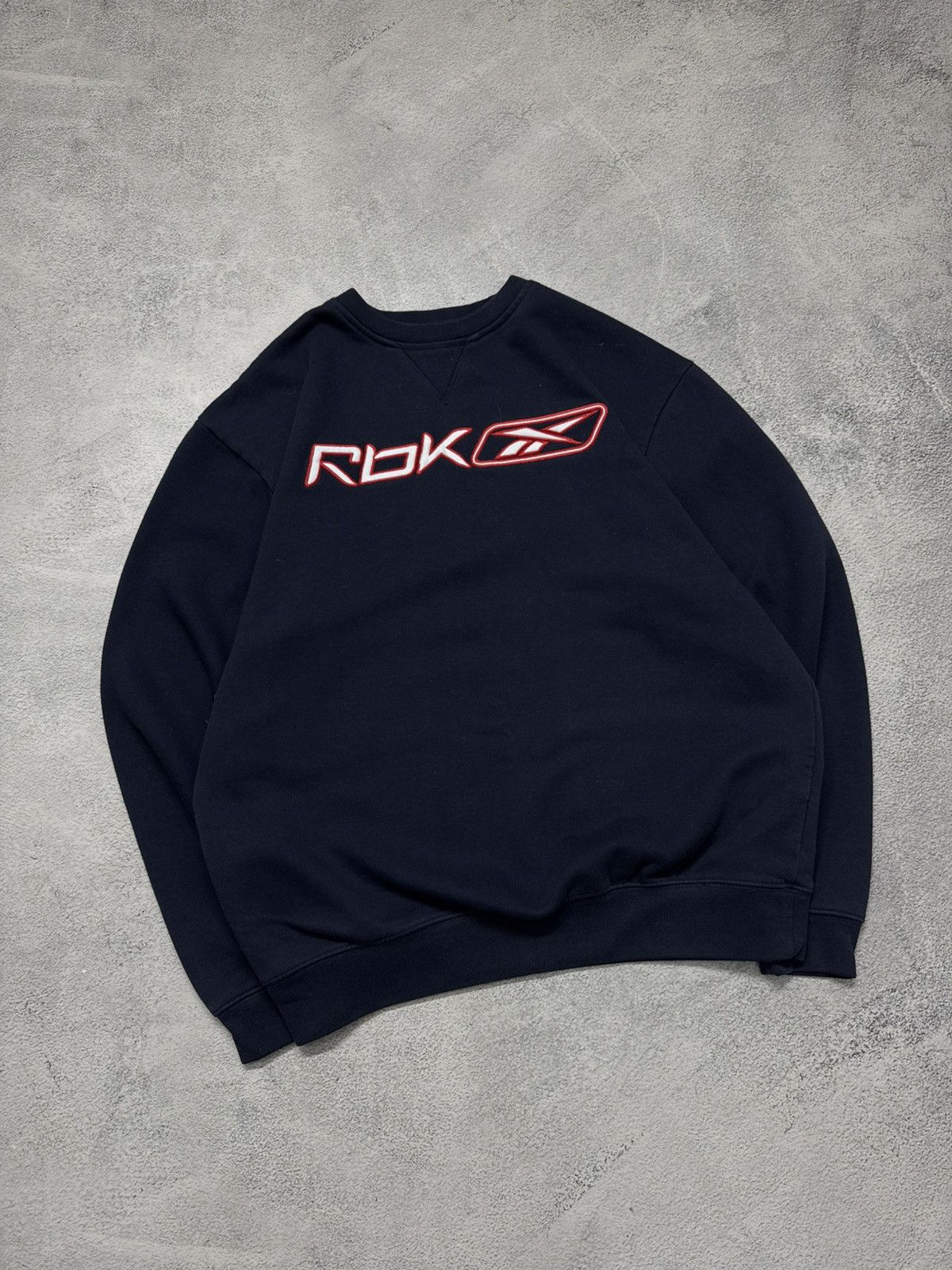 Reebok Vintage Y2k Reebok Big Logo Sweatshirt 00’s Size L / US 10 / IT 46 - 3 Thumbnail