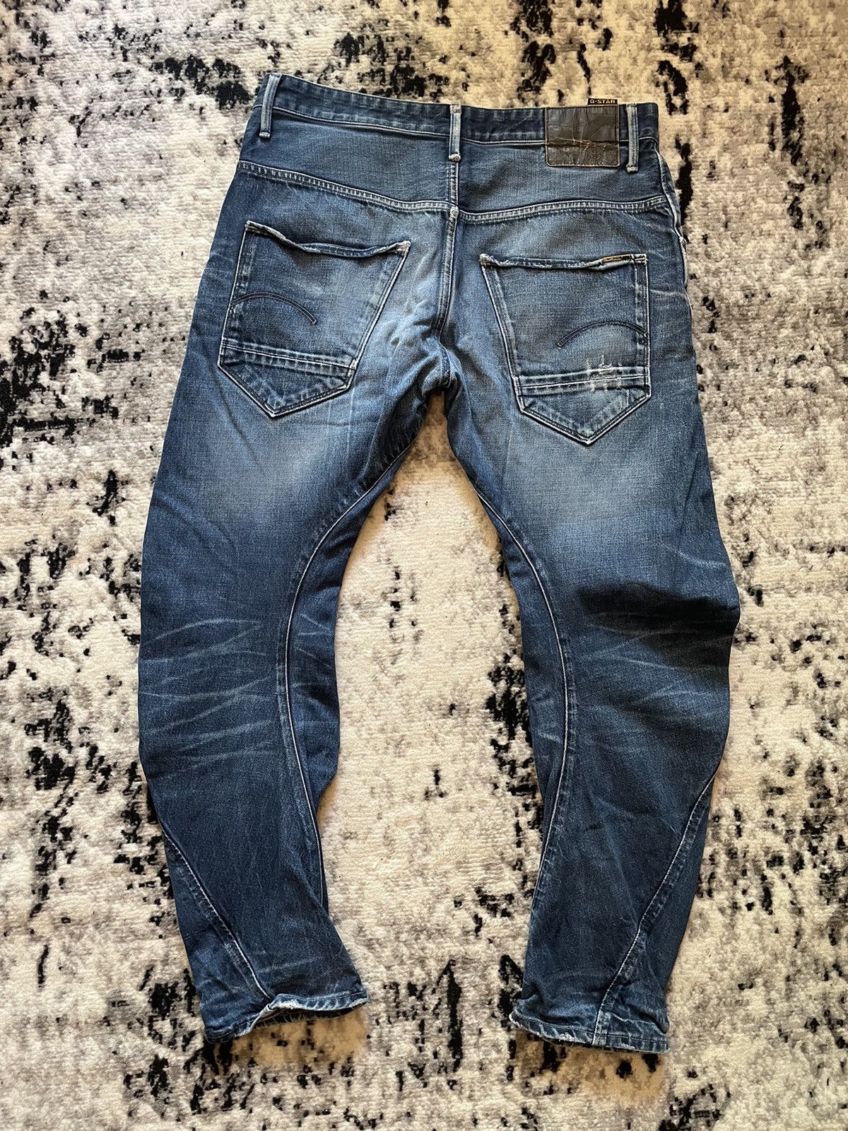 G-Star × Vintage Vintage Jeans G Star Baggy Fit Streetwear Disressed Size US 32 / EU 48 - 7 Thumbnail