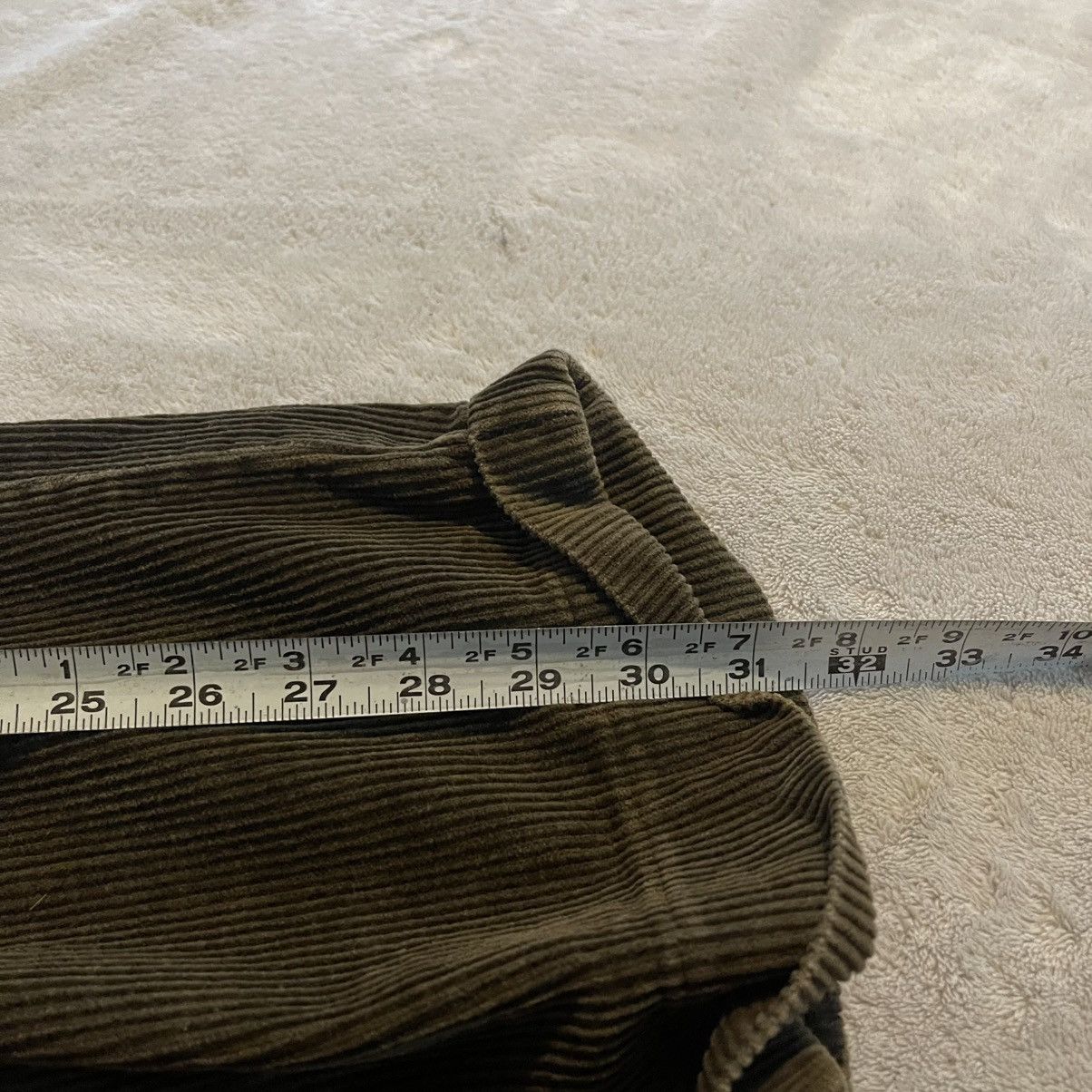 Puritan Vintage 90s Puritan Men Brown Corduroy Pants 38x30 Wide Wale Size US 37 - 7 Thumbnail