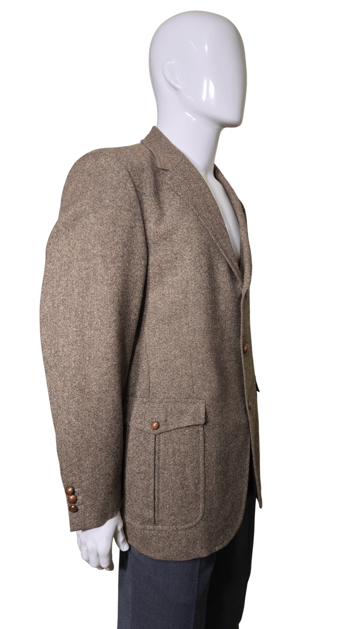 Burberry Brown wool blazer Size 52R - 2 Thumbnail