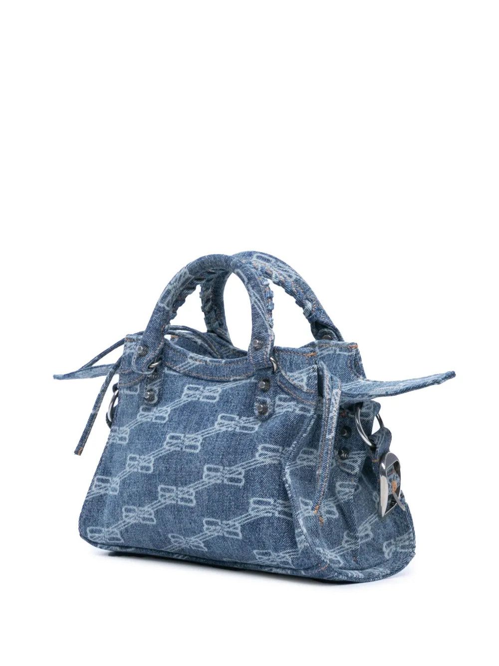 Balenciaga Denim BB Monogram Neo Cagole XS bag Size ONE SIZE - 1 Thumbnail