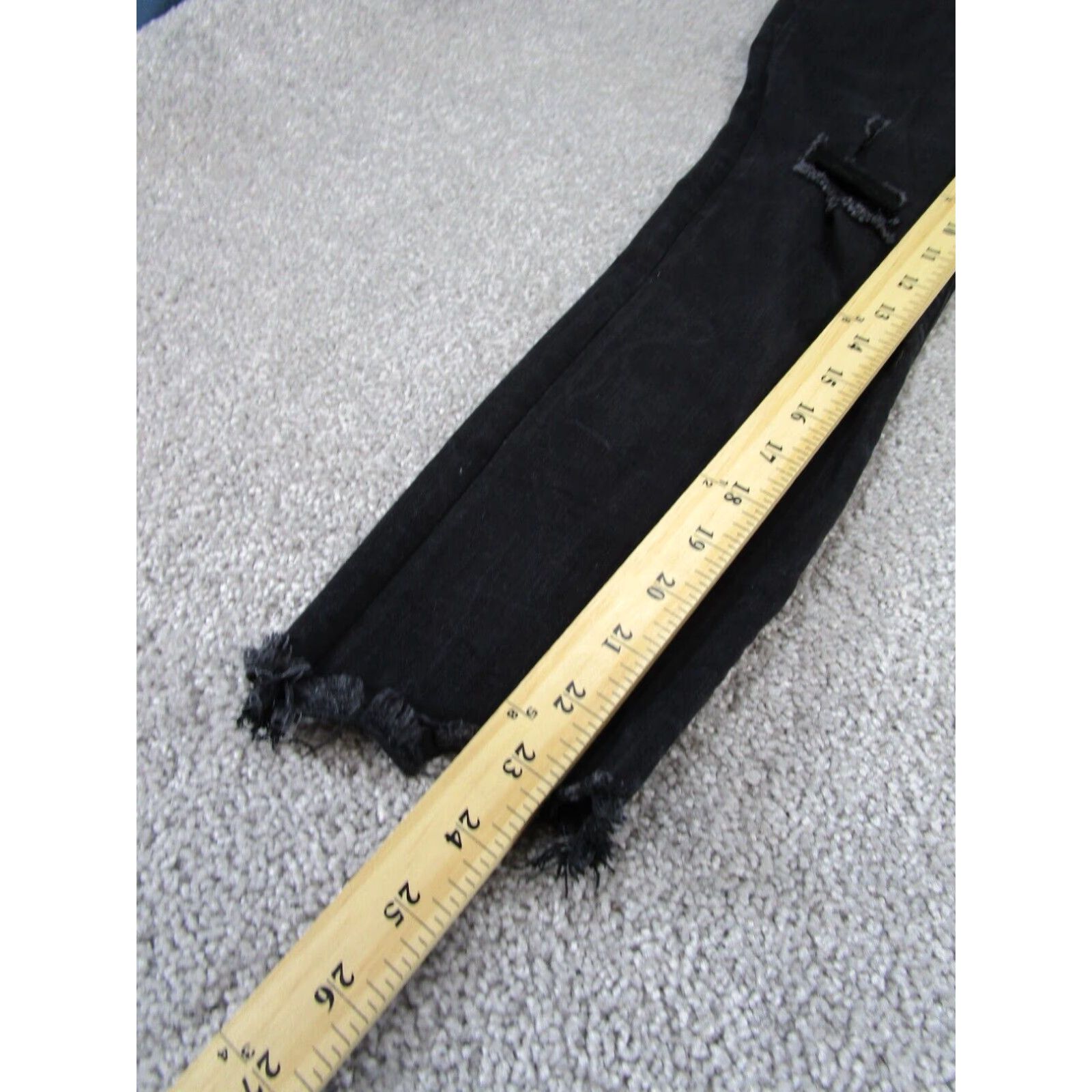 Abercrombie & Fitch Abercrombie Fitch Womens Skinny Jeans 27 Super Skinny Ankle Black Denim Size 27" / US 4 / IT 40 - 3 Thumbnail