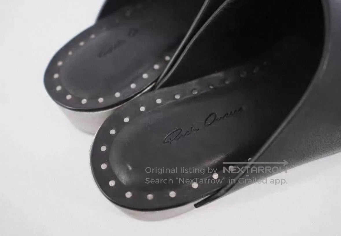 Rick Owens Rick Owens Silver Studded Clog Shoes. Size US 9 / EU 42 - 5 Thumbnail