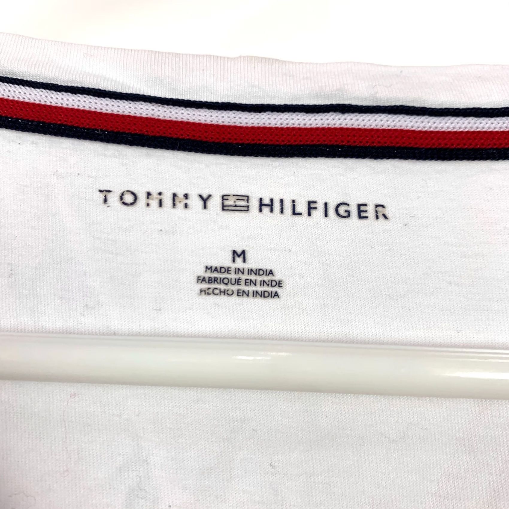 Tommy Hilfiger Tommy Hilfiger Womens Medium V-Neck Floral Tee T-Shirt Red White Blue Size M / US 6-8 / IT 42-44 - 3 Thumbnail