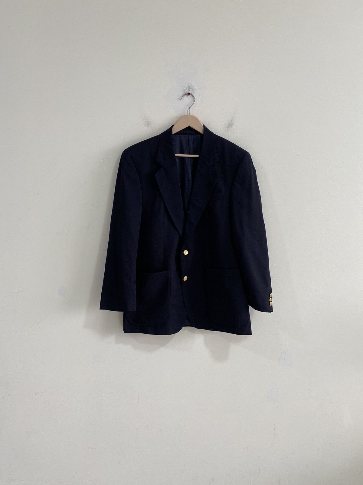 Burberry Burberry Wool Single Breasted Blazer Made In England Size 48S - 1 Thumbnail