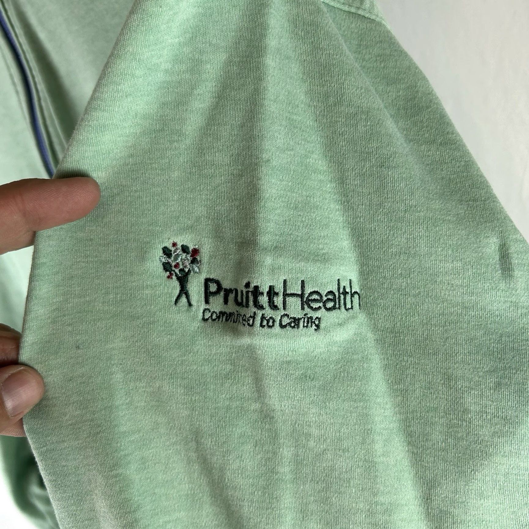 Peter Millar Peter Millar Sweater Men’s XL Green 1/4 Zip Melange Interlock Pullover MS17K40 Size US XL / EU 56 / 4 - 5 Thumbnail