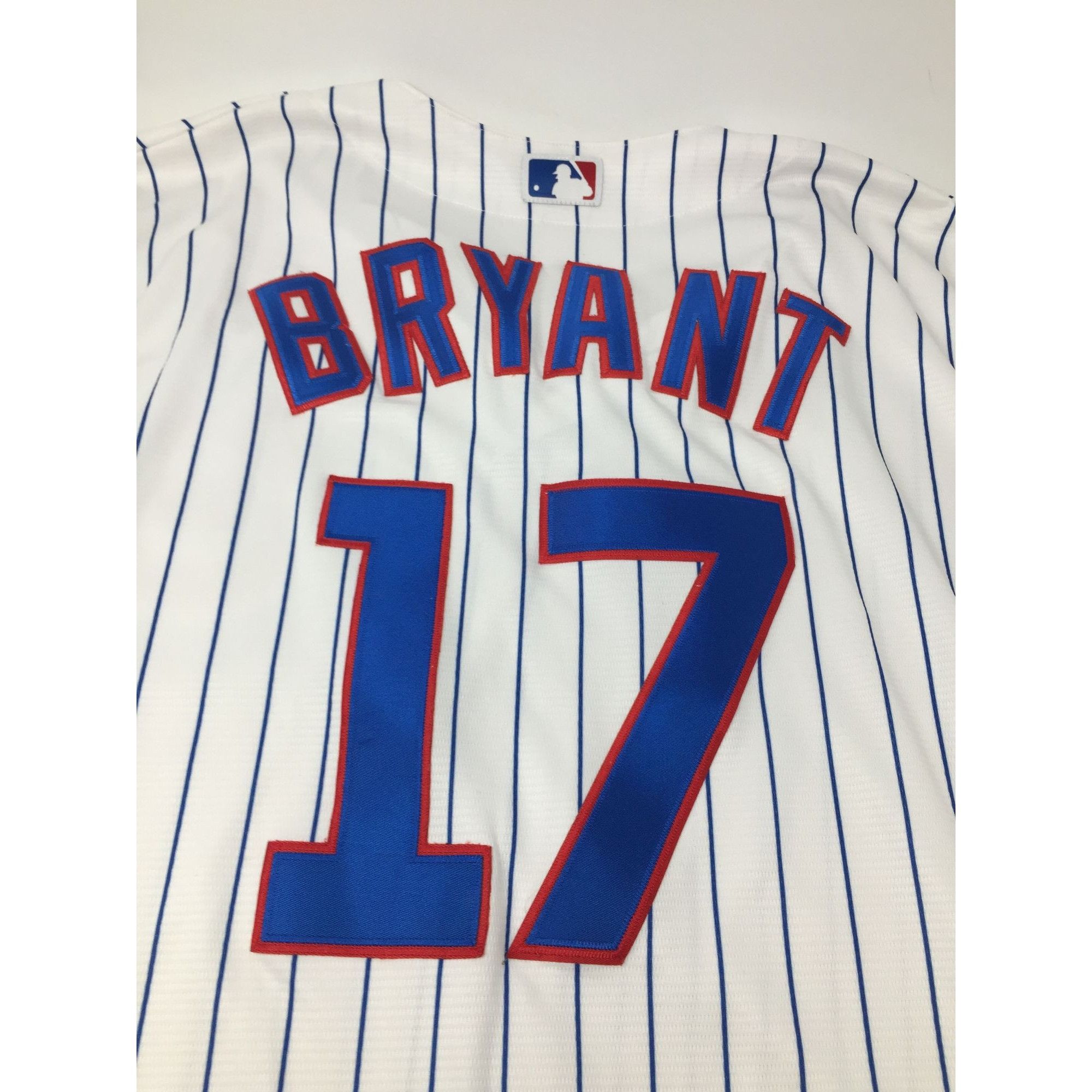 Other Vintage Chicago Cubs Kris Bryant #17 White and Blue Striped Size US XXL / EU 58 / 5 - 10 Thumbnail