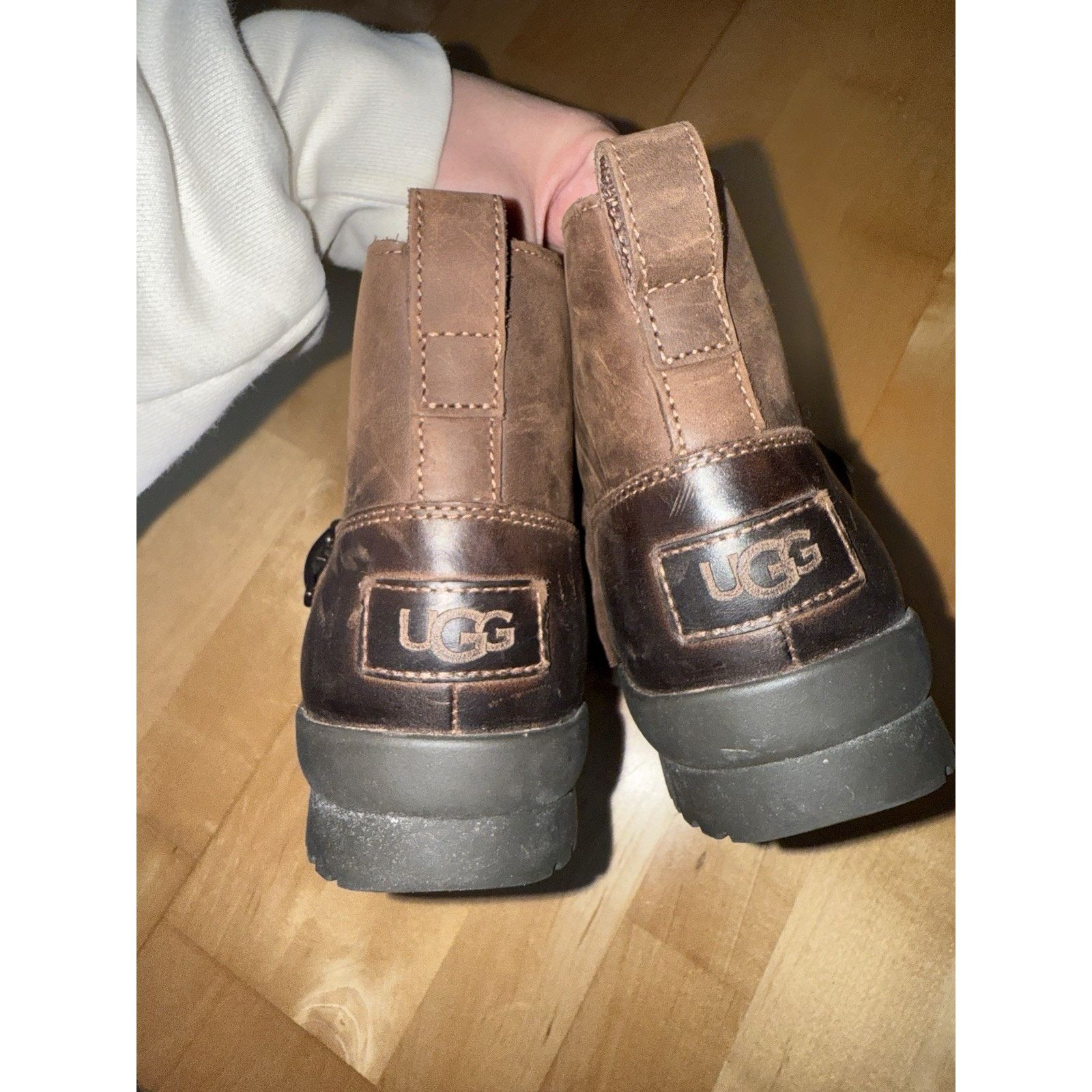 Ugg UGG CHEYNE WATERPROOF BOOTS LEATHER COCONUT SHELL Brown 7 Size US 7 / IT 37 - 5 Thumbnail
