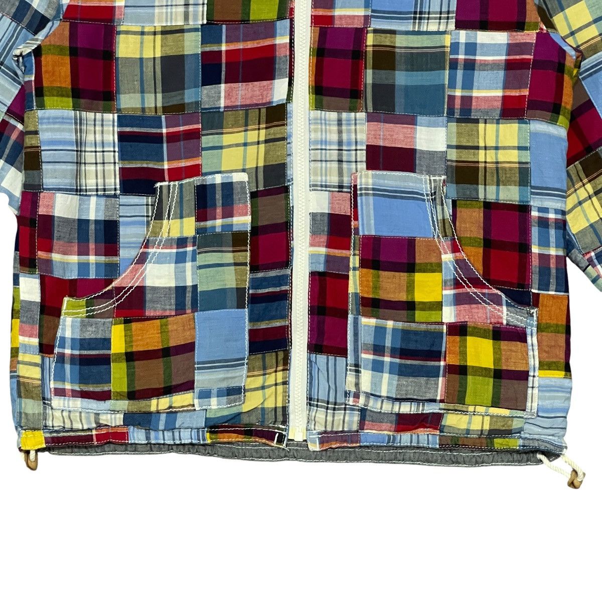 Vintage Vintage Houston Japan Patchwork Reversible Hoodie Jacket Size US L / EU 52-54 / 3 - 5 Thumbnail