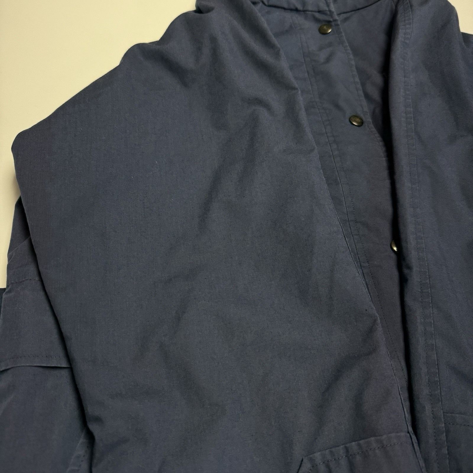 Burberry Vintage Burberry Jacket Mens Large 24x28 Blue Hide a Hood En Size L / US 10 / IT 46 - 7 Thumbnail