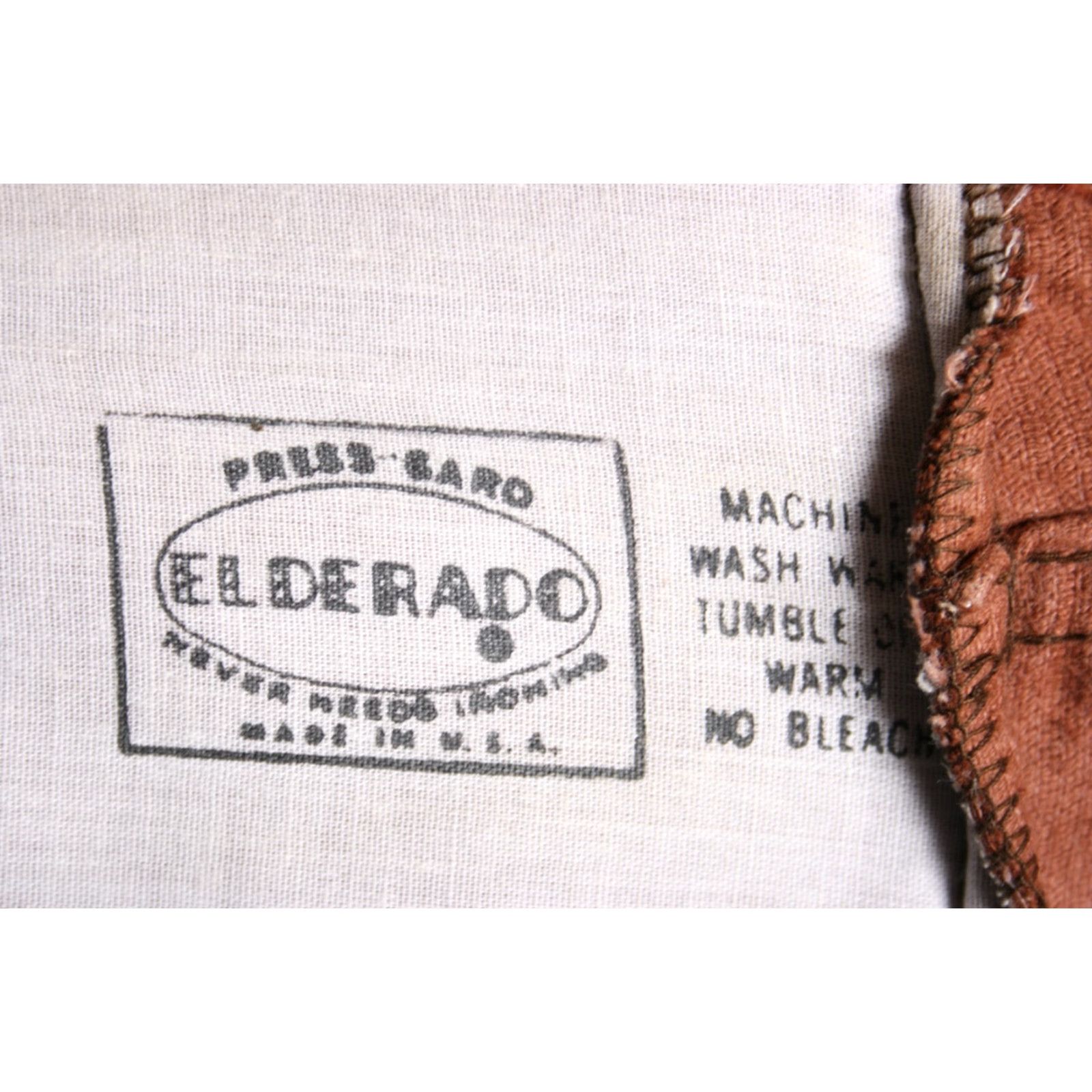 Rusty VINTAGE Elderado Rust Brown Corduroy Bootcut Pants - W31.5 L32 - Men's Regular Inseam 32 - Cord pants - Flat Front - Zip Closure Size US 30 / EU 46 - 7 Thumbnail