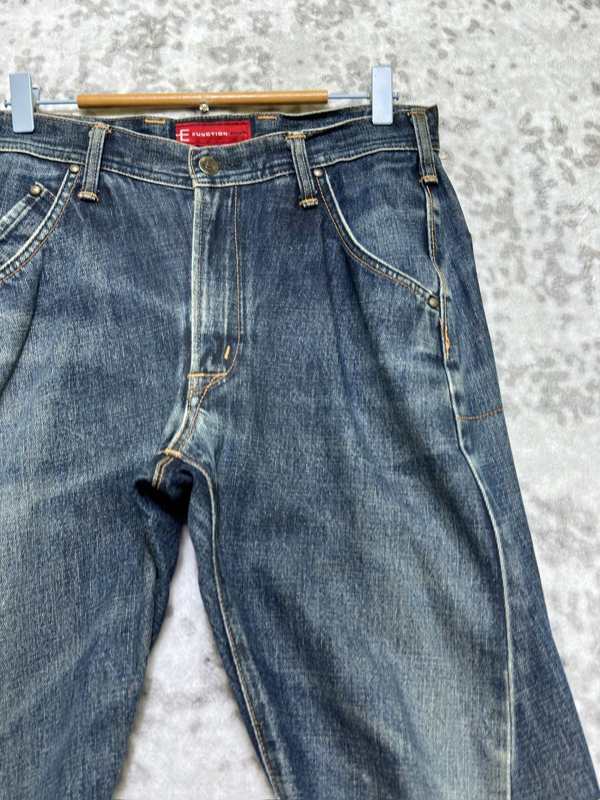 Edwin Vintage Edwin E-Function J-Cut Twisted Leg Jeans Size US 30 / EU 46 - 5 Thumbnail
