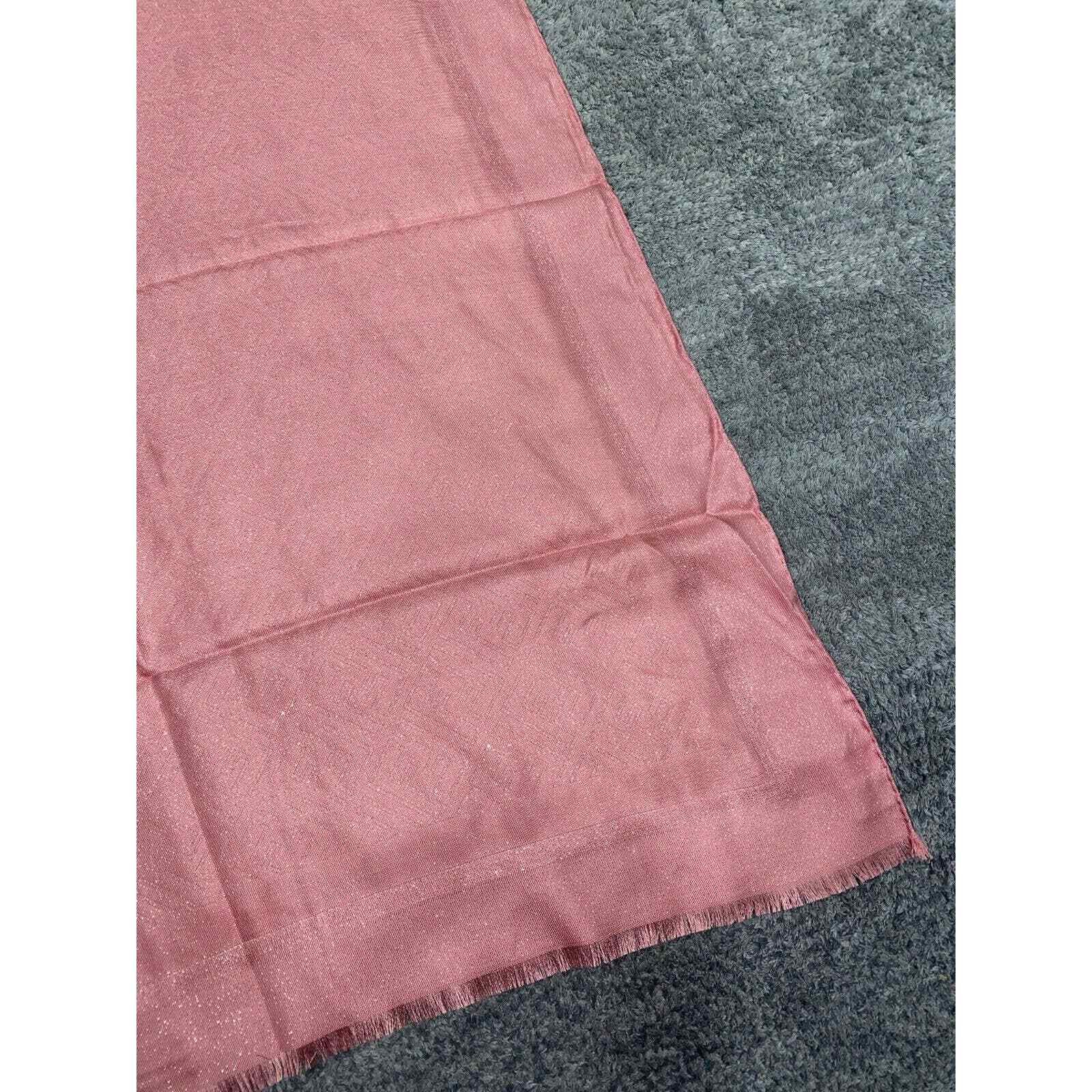 Fendi Fendi Monogram Logo Silk Fringe Hem Wrap Shawl Stole Scarf Size ONE SIZE - 5 Thumbnail