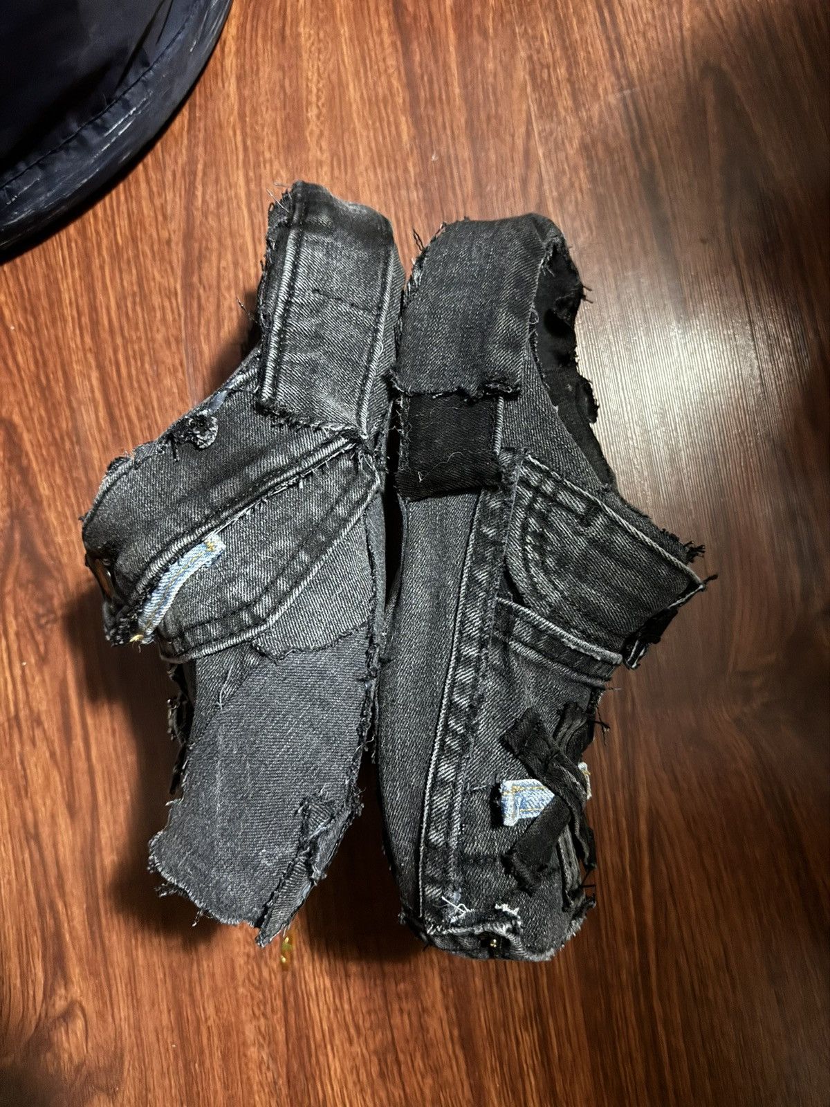 Other Custom 1:1 denim slip ons Size US 8.5 / EU 41-42 - 4 Thumbnail
