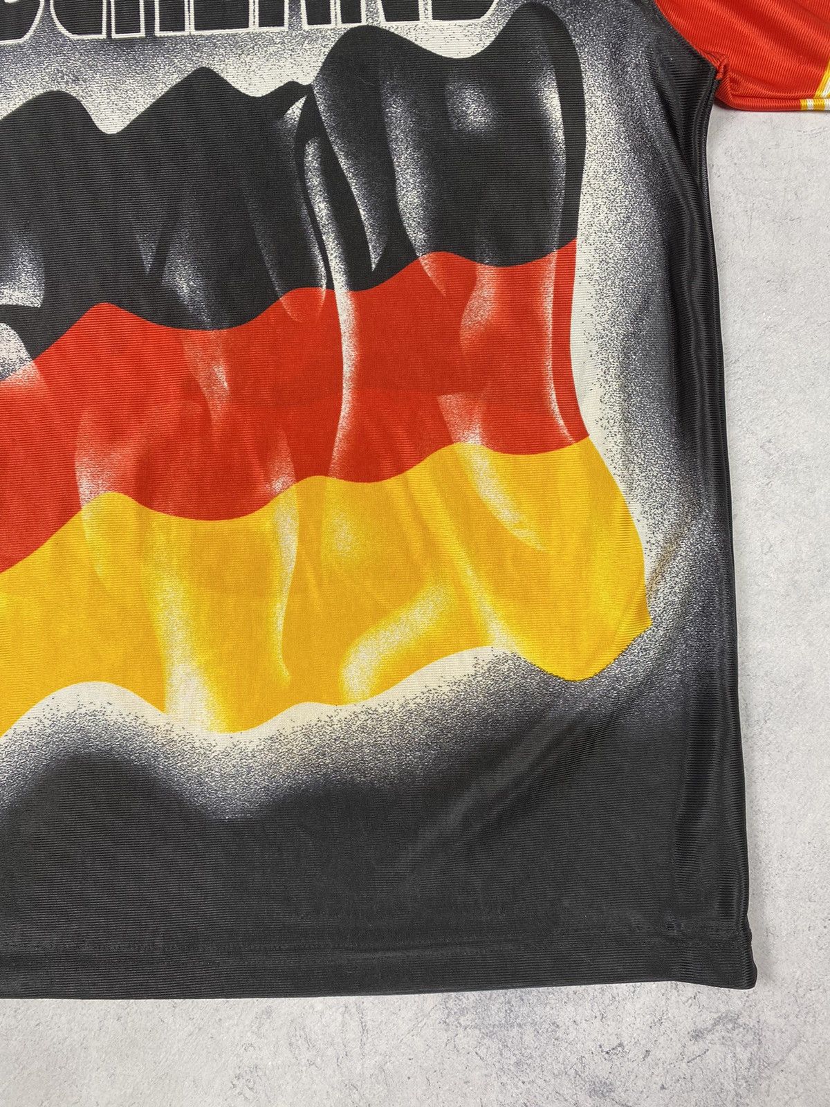 Vintage Vintage 90’s Nutmeg Mills Germany Deutschland Soccer Jersey Size US XL / EU 56 / 4 - 13 Thumbnail