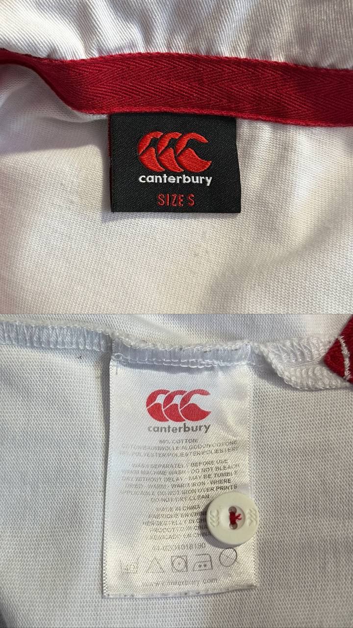 Canterbury of New Zealand CANTERBURY RUGBY UNION ENGLAND polo shirt long sleeve rose Size US S / EU 44-46 / 1 - 11 Thumbnail