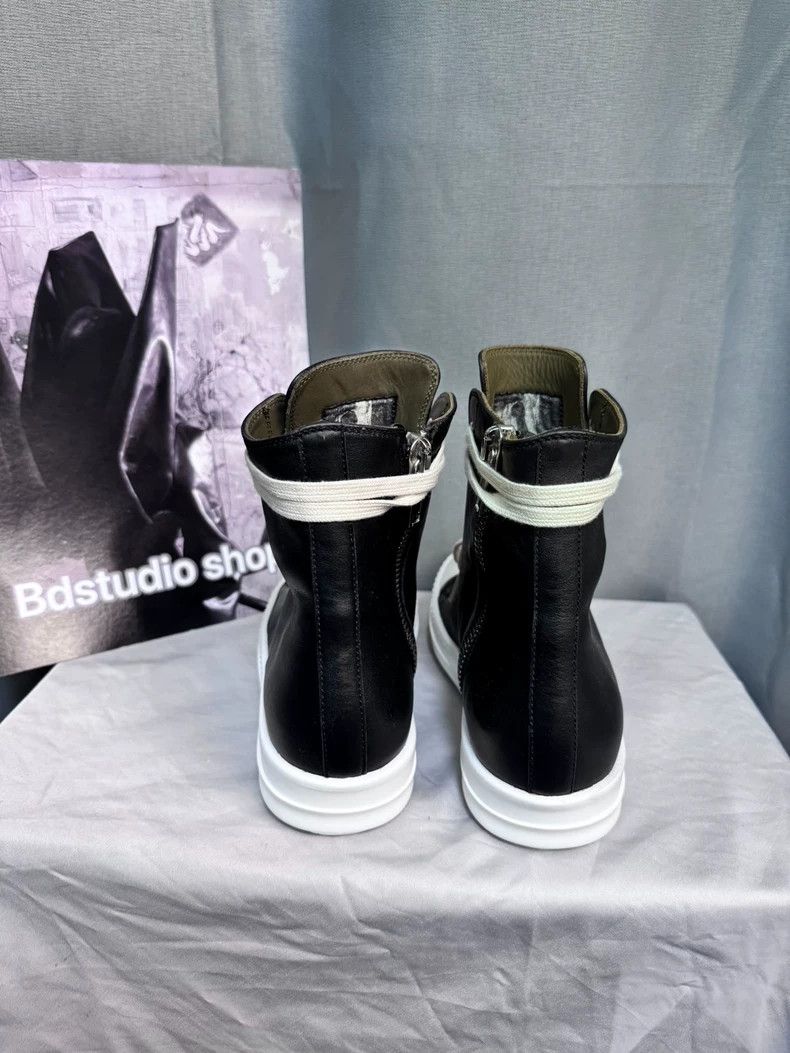 Rick Owens Rick Owens Black and white high-top sneakers Size US 5.5 / IT 35.5 - 4 Thumbnail
