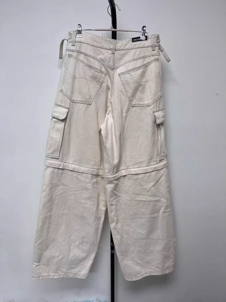 Balenciaga Balenciaga Solid Color Multi-Pocket Wide Leg Jeans Size US 30 / EU 46 - 2 Thumbnail
