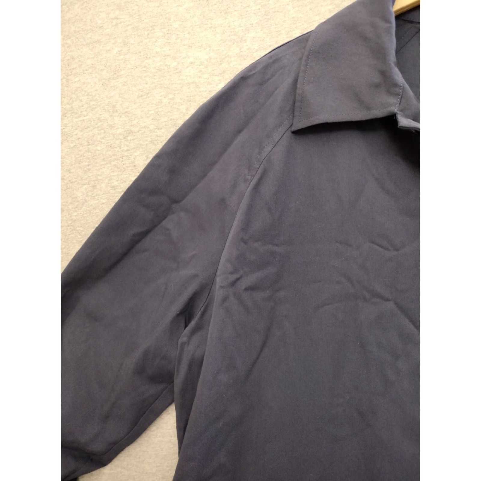 Vintage Stylus X LaDarius Campbell Lightweight Trench Coat Adult M Blue Pockets Buttons Shirt Coat Men Regular M Blue Fashion Rain 90s? Size US M / EU 48-50 / 2 - 7 Thumbnail