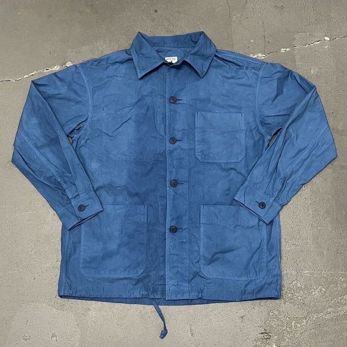 Arpenteur Mens Arpenteur French Travail Work Jacket Small Powder Blue ...