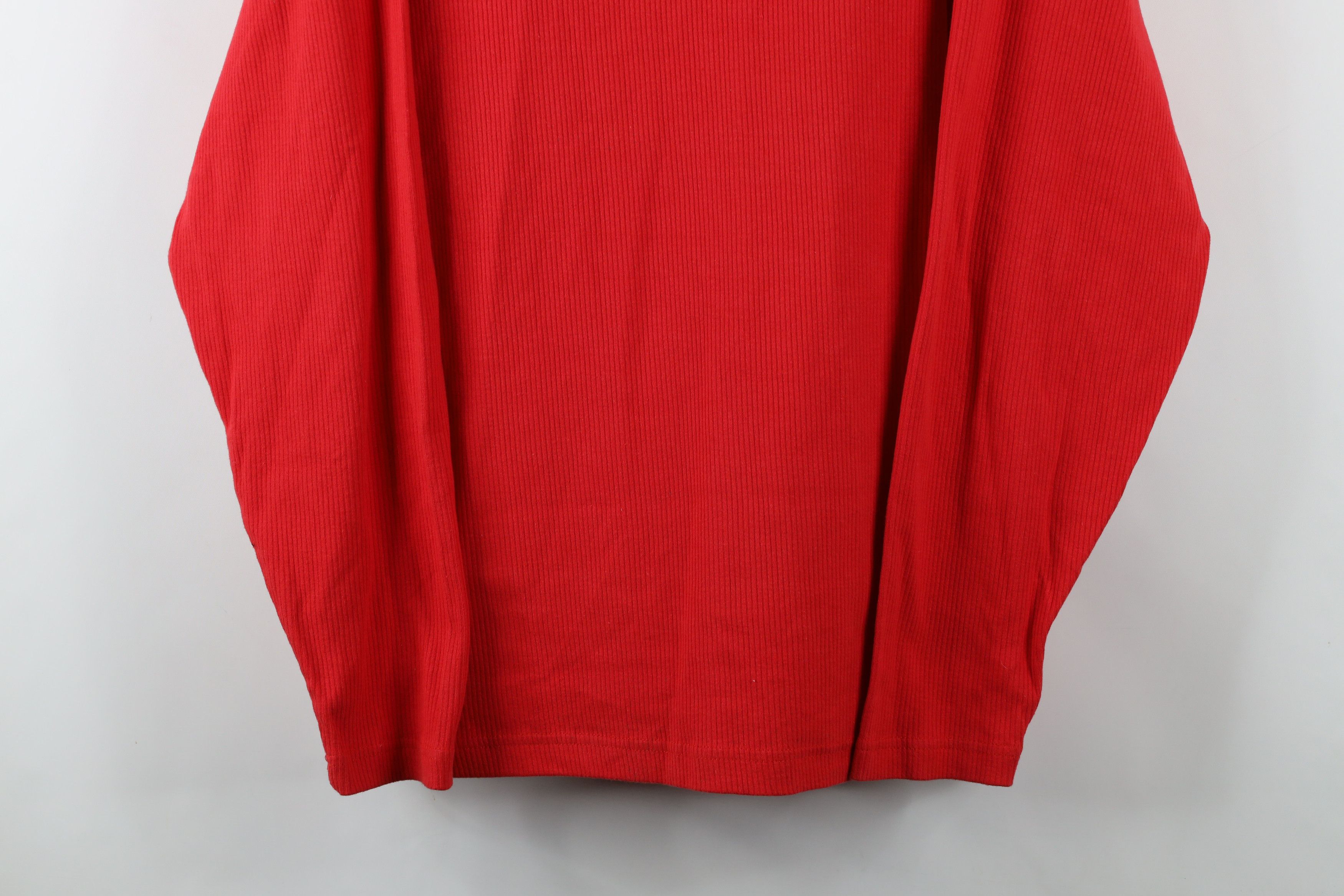 Marlboro × Vintage Vintage 90s Marlboro Ribbed Knit Long Sleeve Henley T-Shirt Size US XL / EU 56 / 4 - 3 Thumbnail