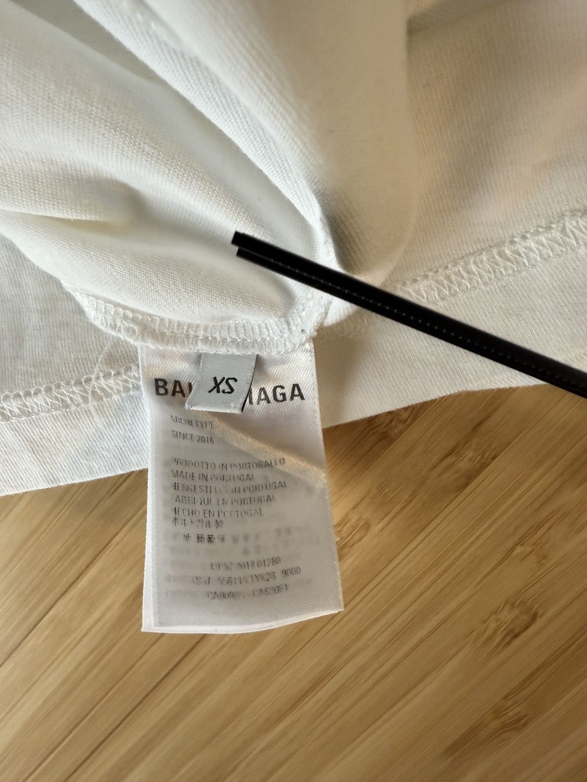Balenciaga Balenciaga Basic Mini Small Logo tee tshirt Archetype 2016 Size US XS / EU 42 / 0 - 6 Thumbnail