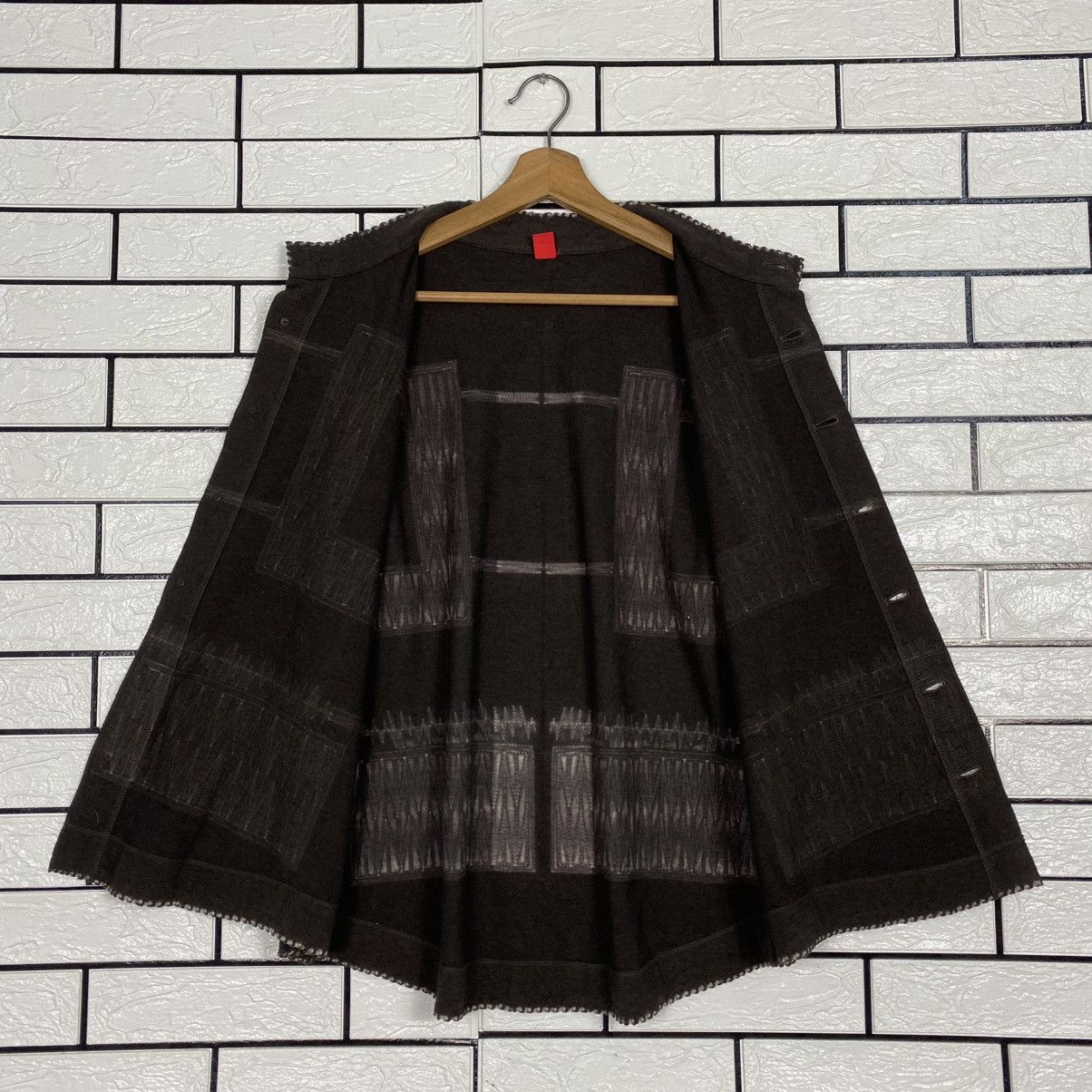 Issey Miyake 🔥VINTAGE MANDARIN JACKET PATCHWORK HEART HAAT ISSEY MIYAKE Size US M / EU 48-50 / 2 - 13 Thumbnail