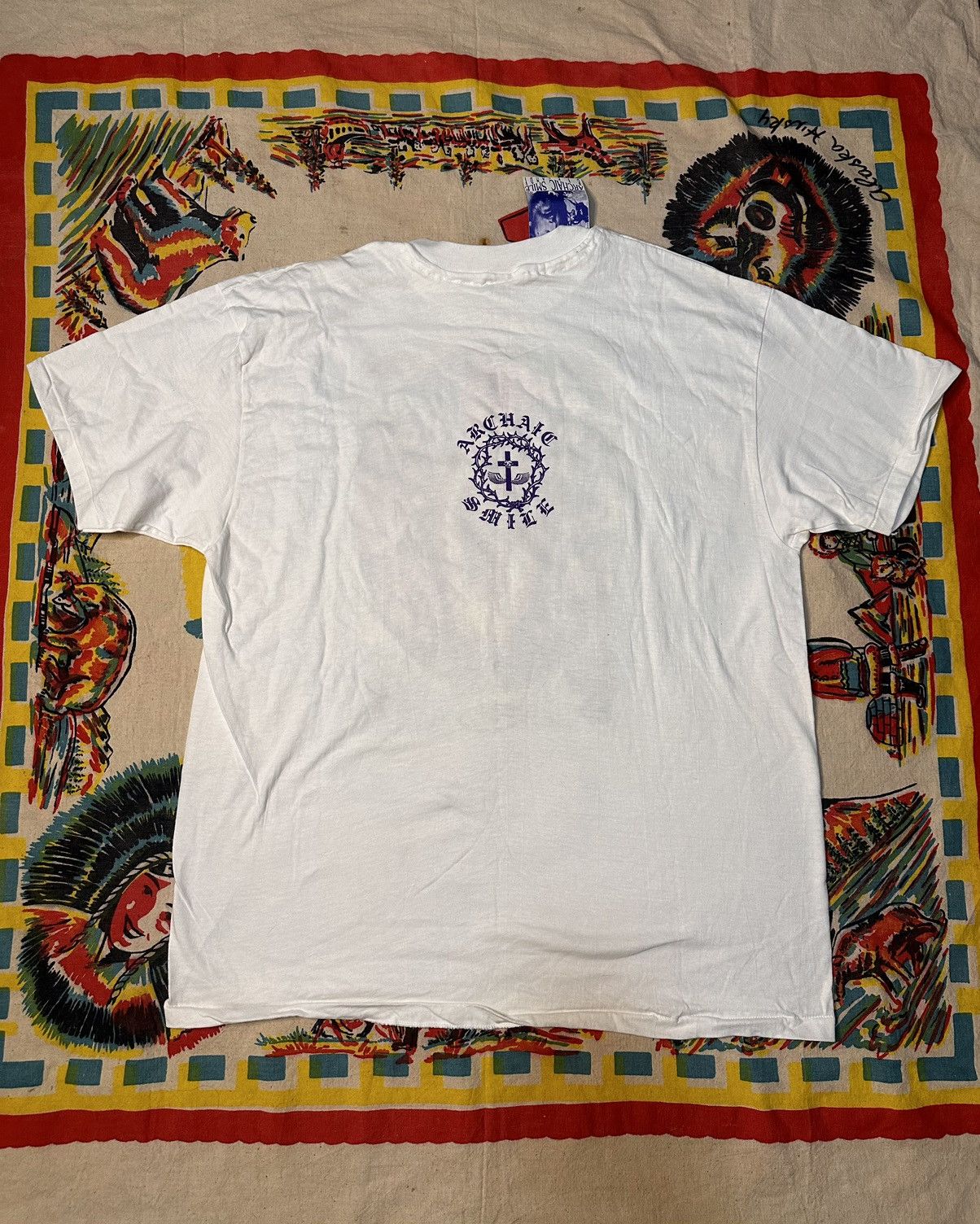 Vintage Vintage Archaic Smile Sacred Heart T shirt Size US XL / EU 56 / 4 - 7 Thumbnail
