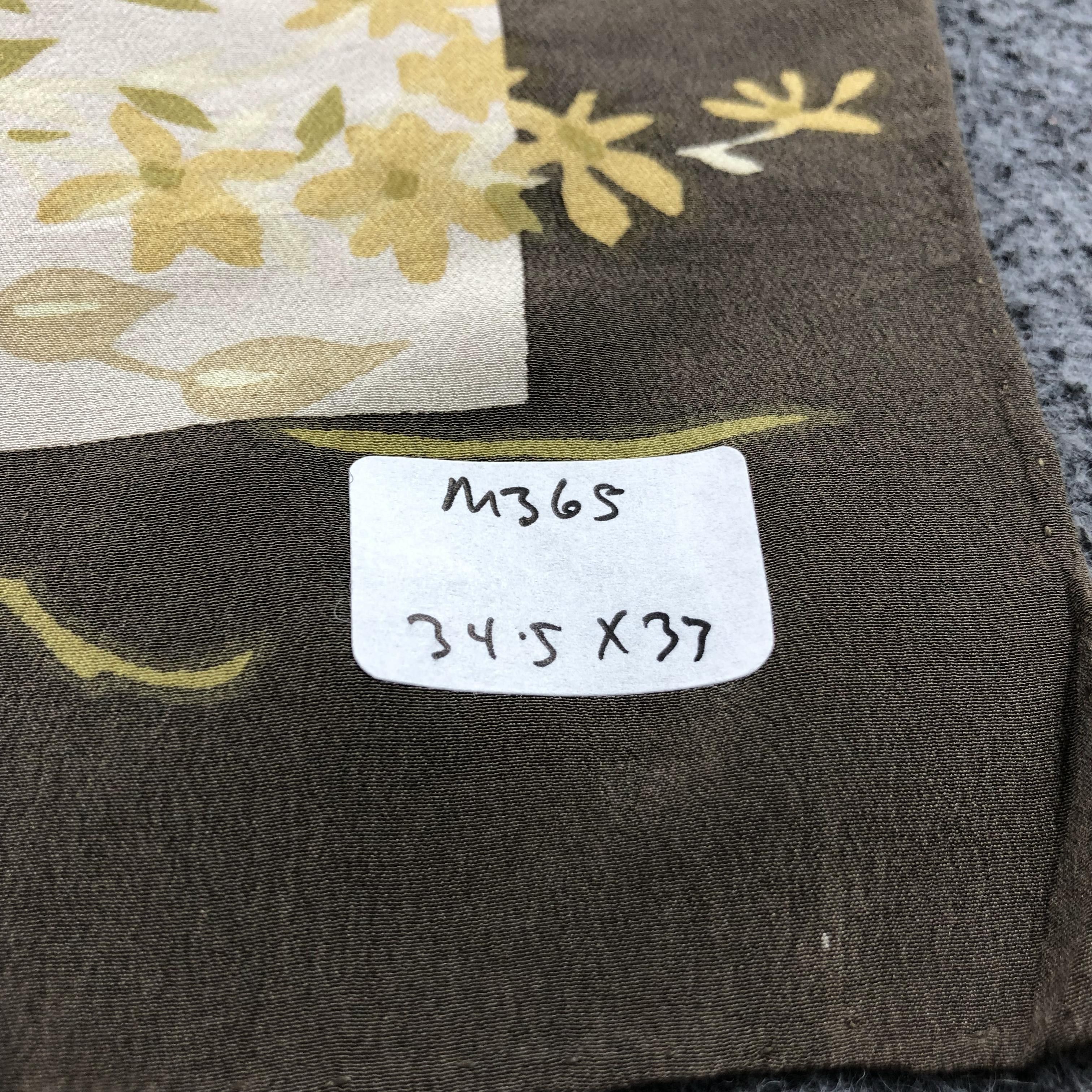 Vintage Vintage Luxury Floral Silk Scarf M365 Size ONE SIZE - 5 Thumbnail