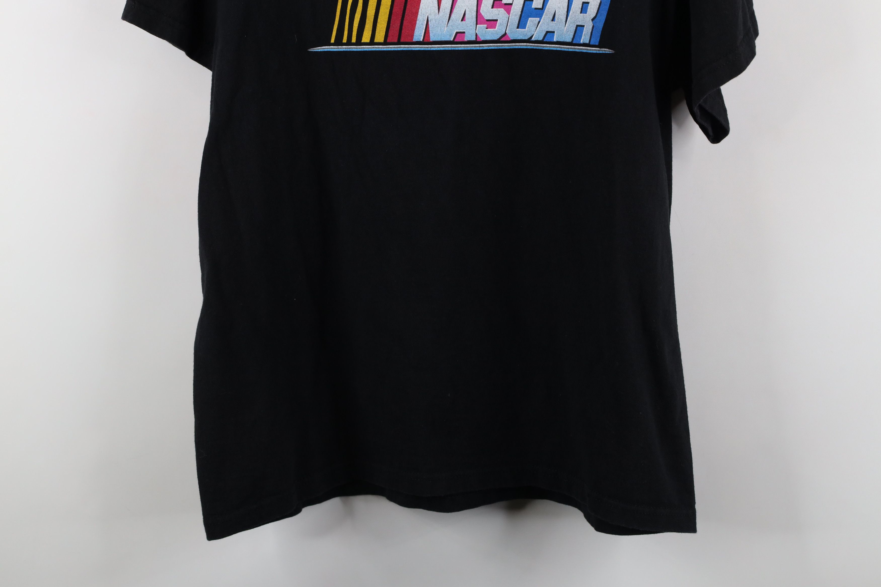 Vintage Vintage NASCAR Out NBC Sports Short Sleeve T-Shirt Black Size US L / EU 52-54 / 3 - 3 Thumbnail