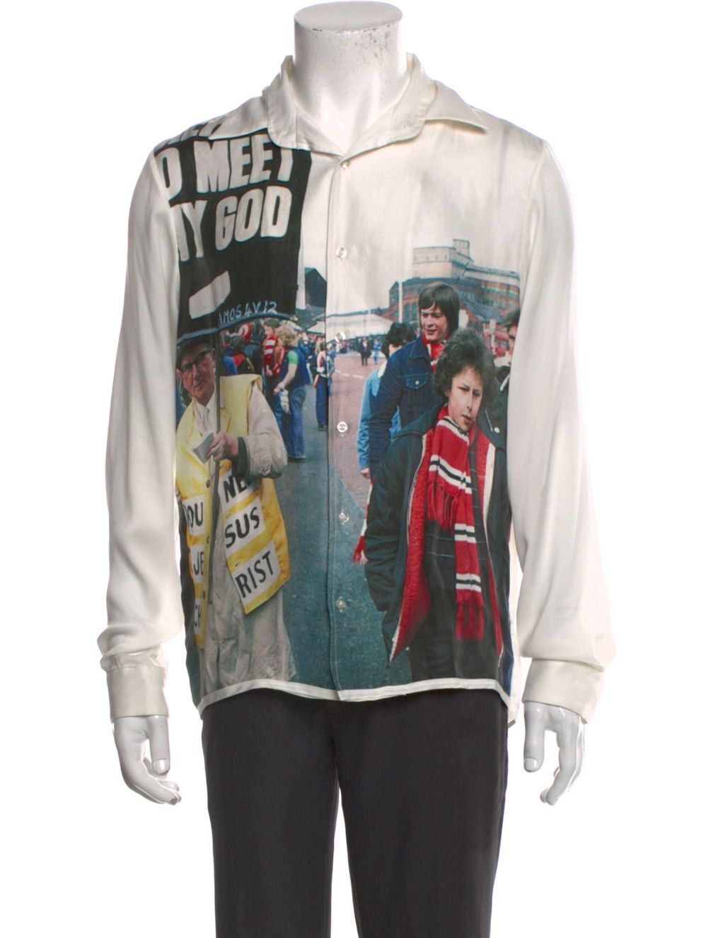 Other DANIEL W FLETCHER AW 19 SILK WHITE SHIRT SIZE MEDIUM Size US M / EU 48-50 / 2 - 10 Thumbnail