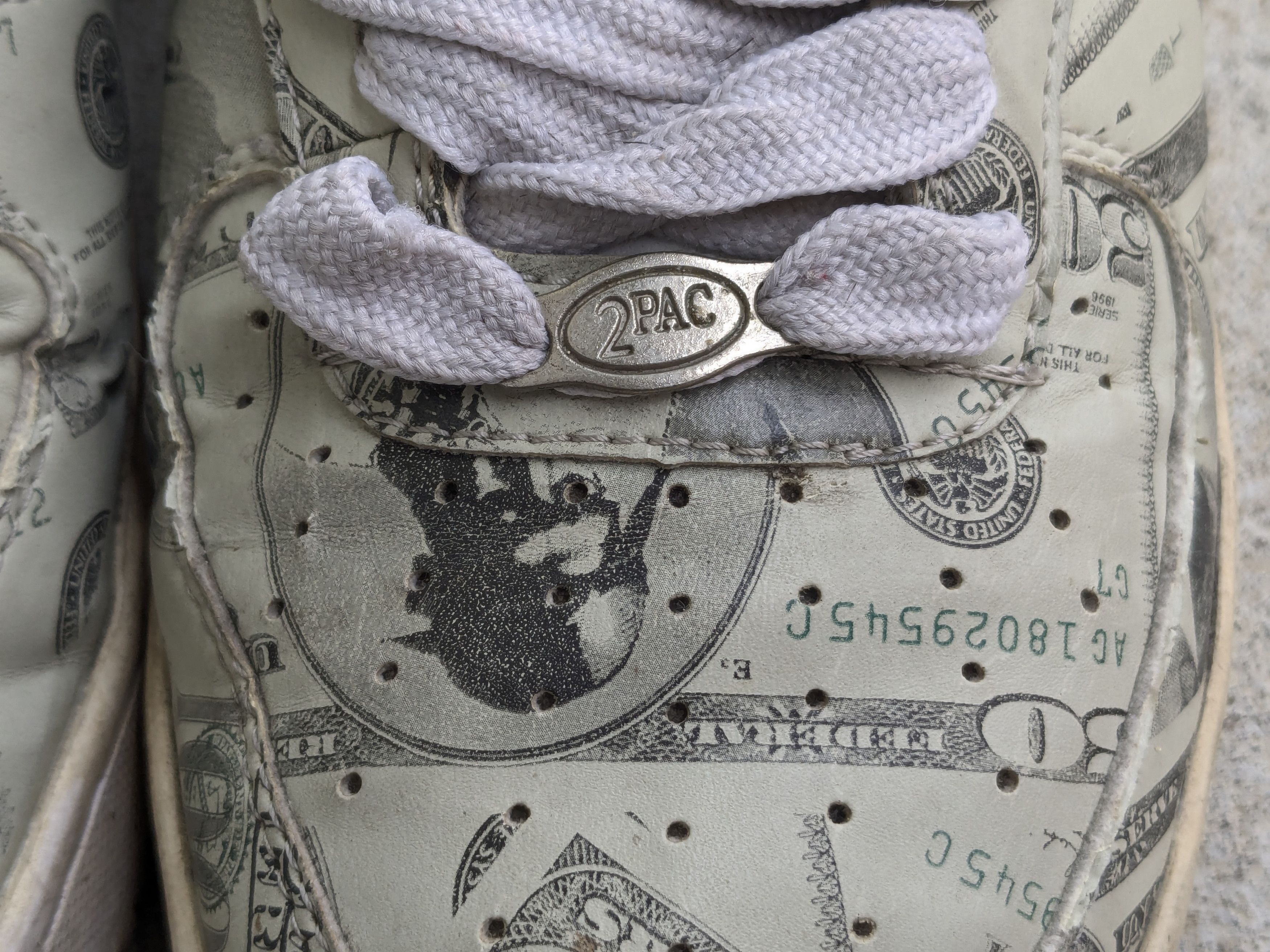 Makaveli Vintage Makaveli Tupac Shakur 8.5 Dollar Bill Size US 8.5 / EU 41-42 - 4 Thumbnail