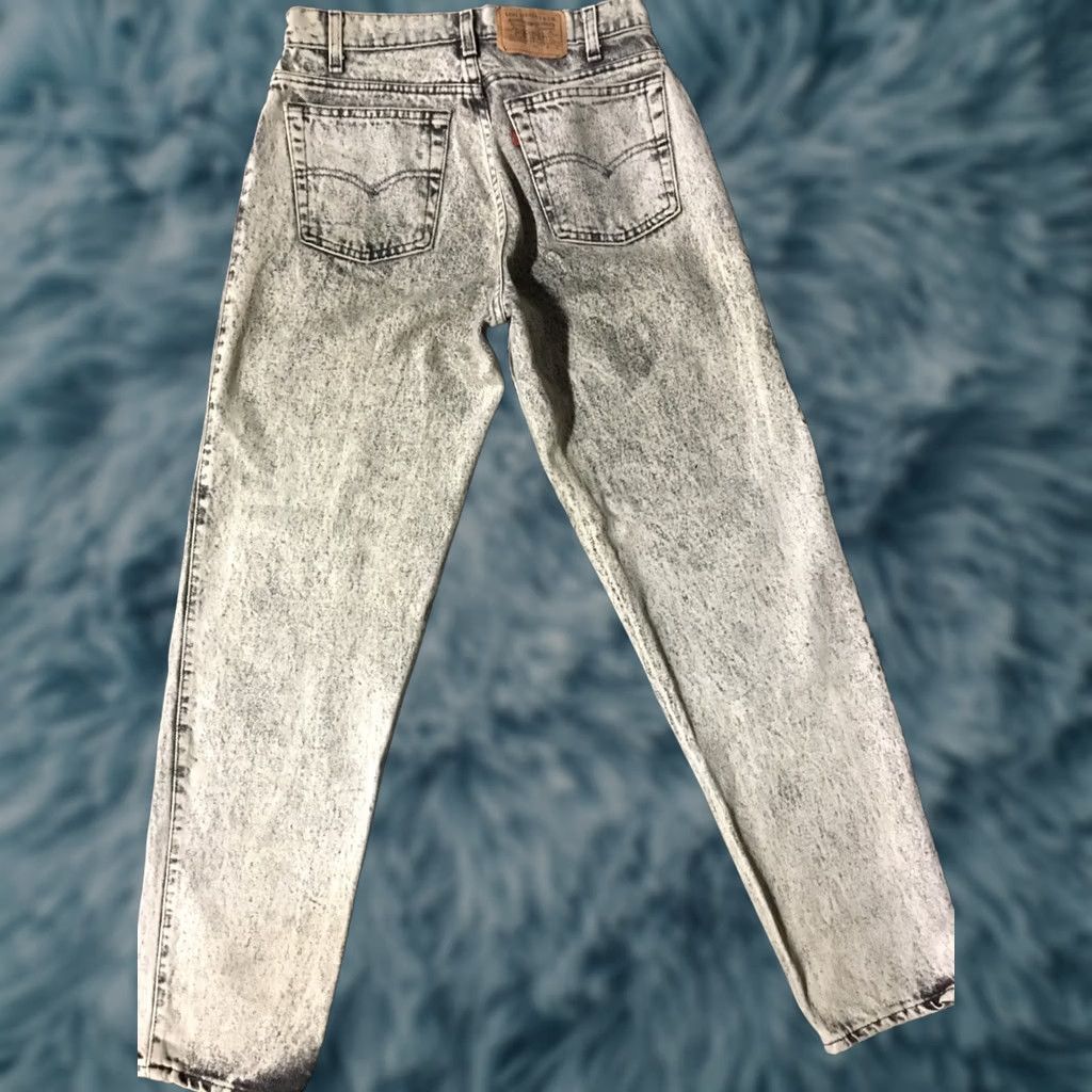 Levi's VINTAGE Levi's Jeans 550 Acid Wash Gray 28/31 USA 80s 90s Grunge Punk Trucker Rock Retro Mens Jeans Size US 28 / EU 44 - 1 Thumbnail