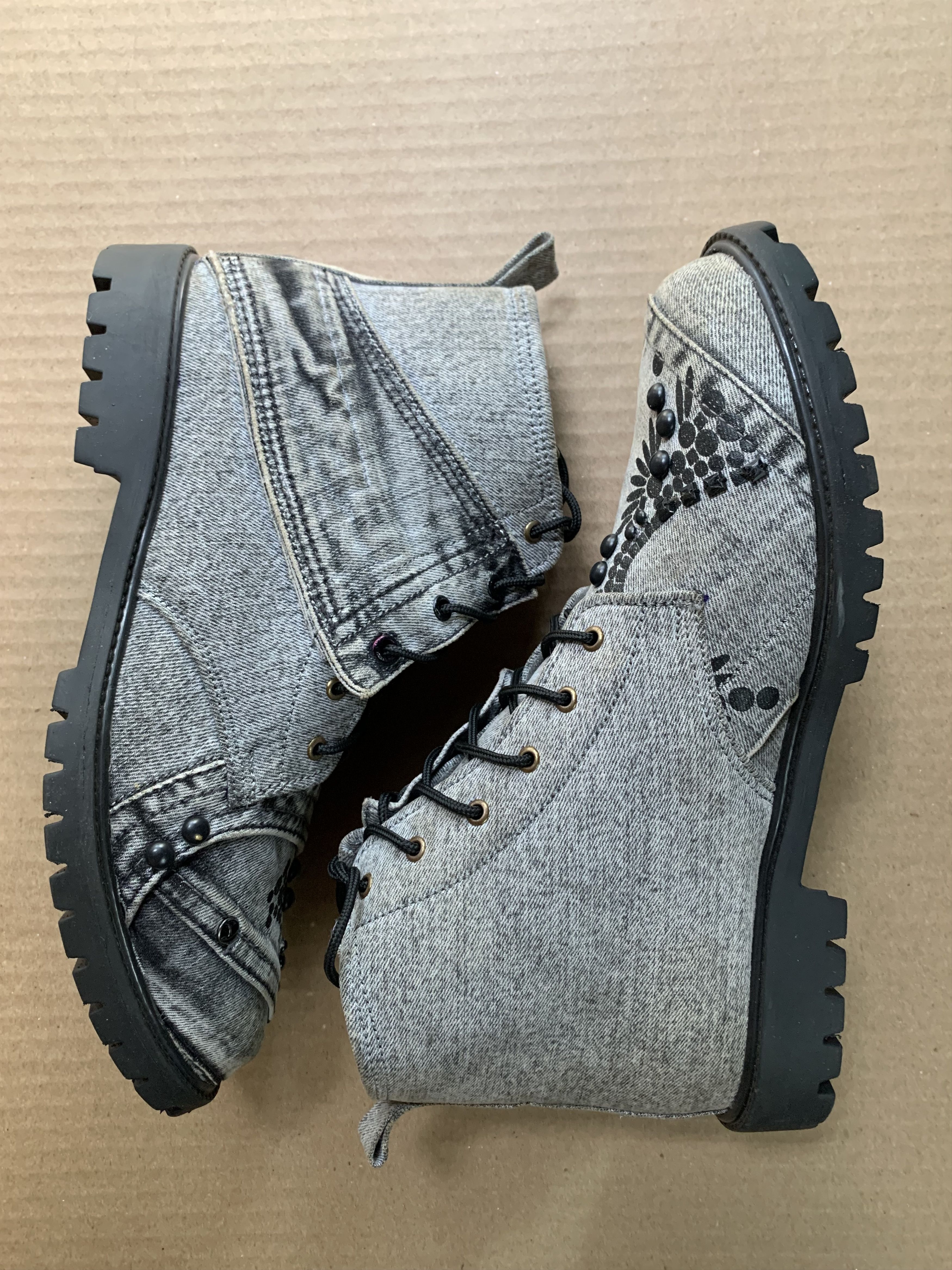 Upcycled Denim Boot