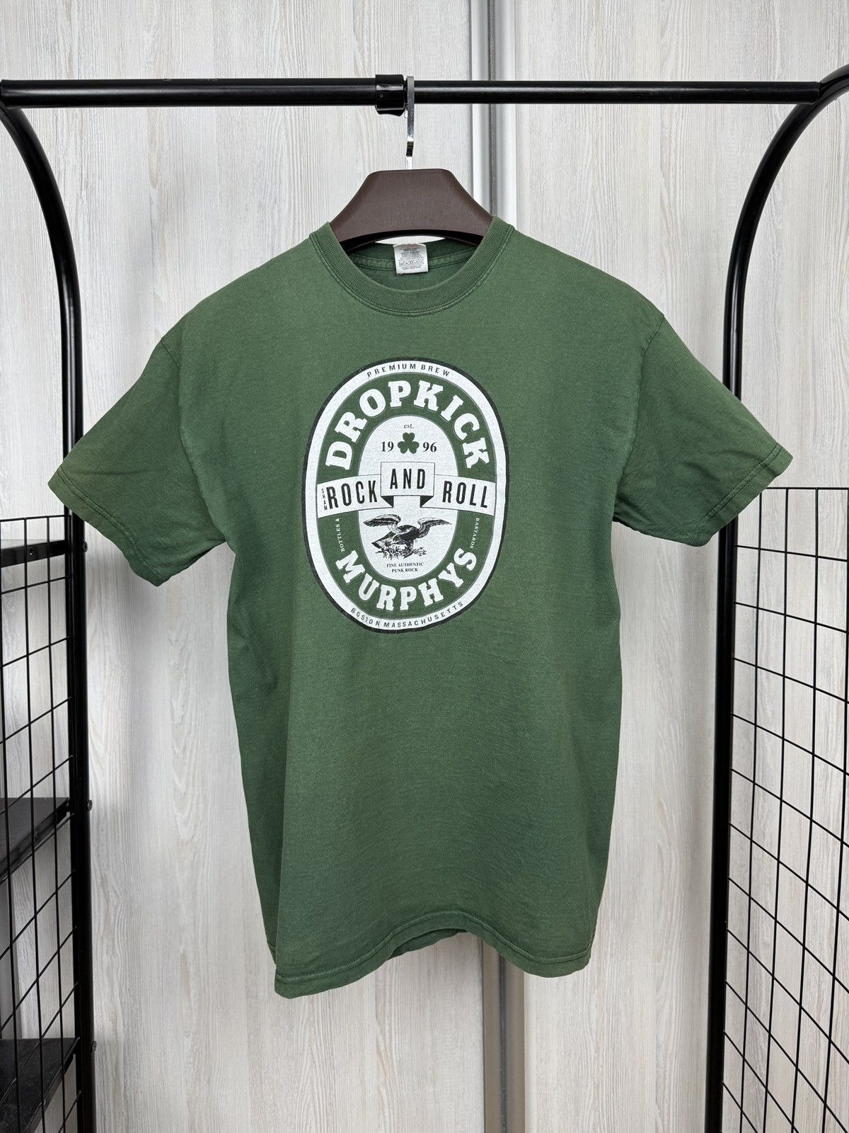Fruit Of The Loom Vintage y2k Dropkick Murphys Band Tee Shamrock And Roll Punk Size US M / EU 48-50 / 2 - 1 Thumbnail