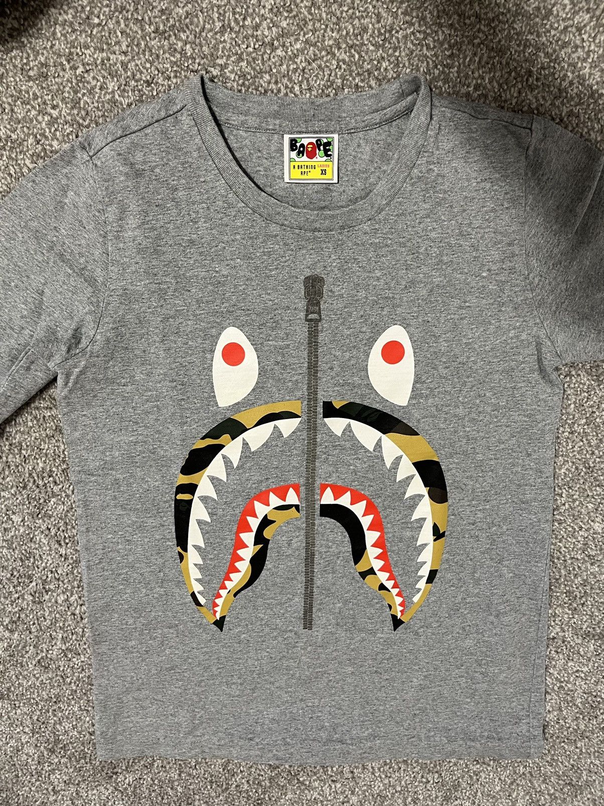 1st Camo Shark Long Sleeve Tee