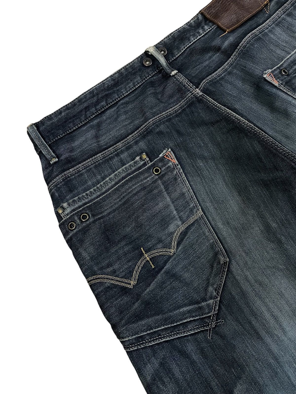 Edwin Vtg Edwin E-Function Mud Wash Camo Lining Ripped Baggy Jeans Size US 36 / EU 52 - 10 Thumbnail