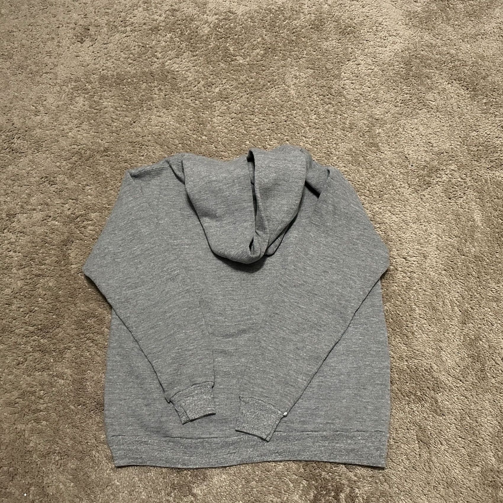 Russell Athletic VINTAGE Russell Athletic Hoodie Mens Large Pullover Gray Fleece Logo USA 80s Size US L / EU 52-54 / 3 - 7 Thumbnail