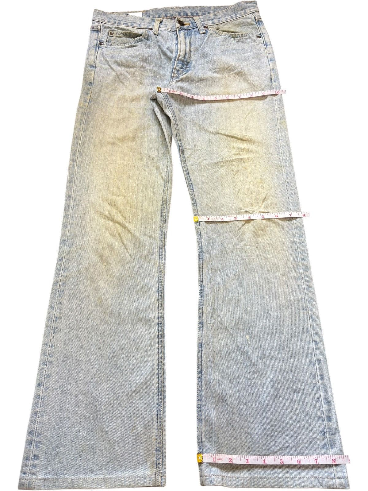 Lee Vintage Japanese Lee Riders Distressed Flare Jeans Size 30" / US 8 / IT 44 - 8 Thumbnail