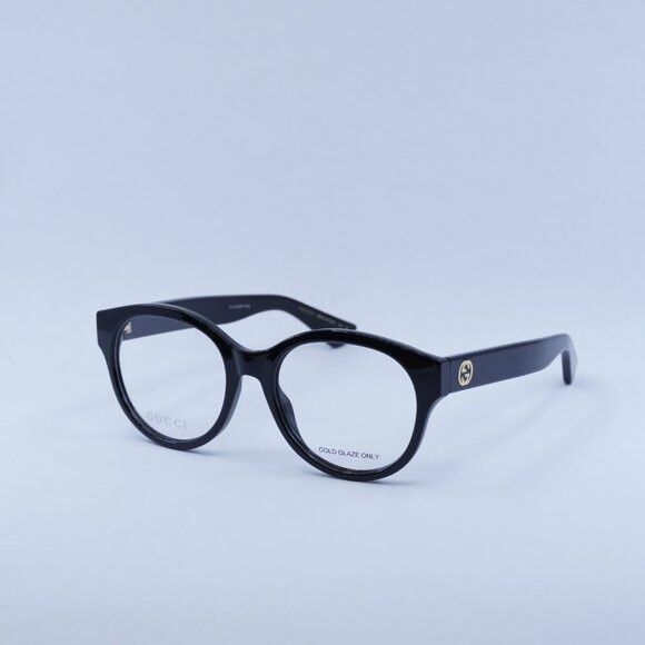Gucci 🕶️ New Gucci GG1580O 001 Eyeglasses - Shiny Black Frame Size ONE SIZE - 8 Thumbnail