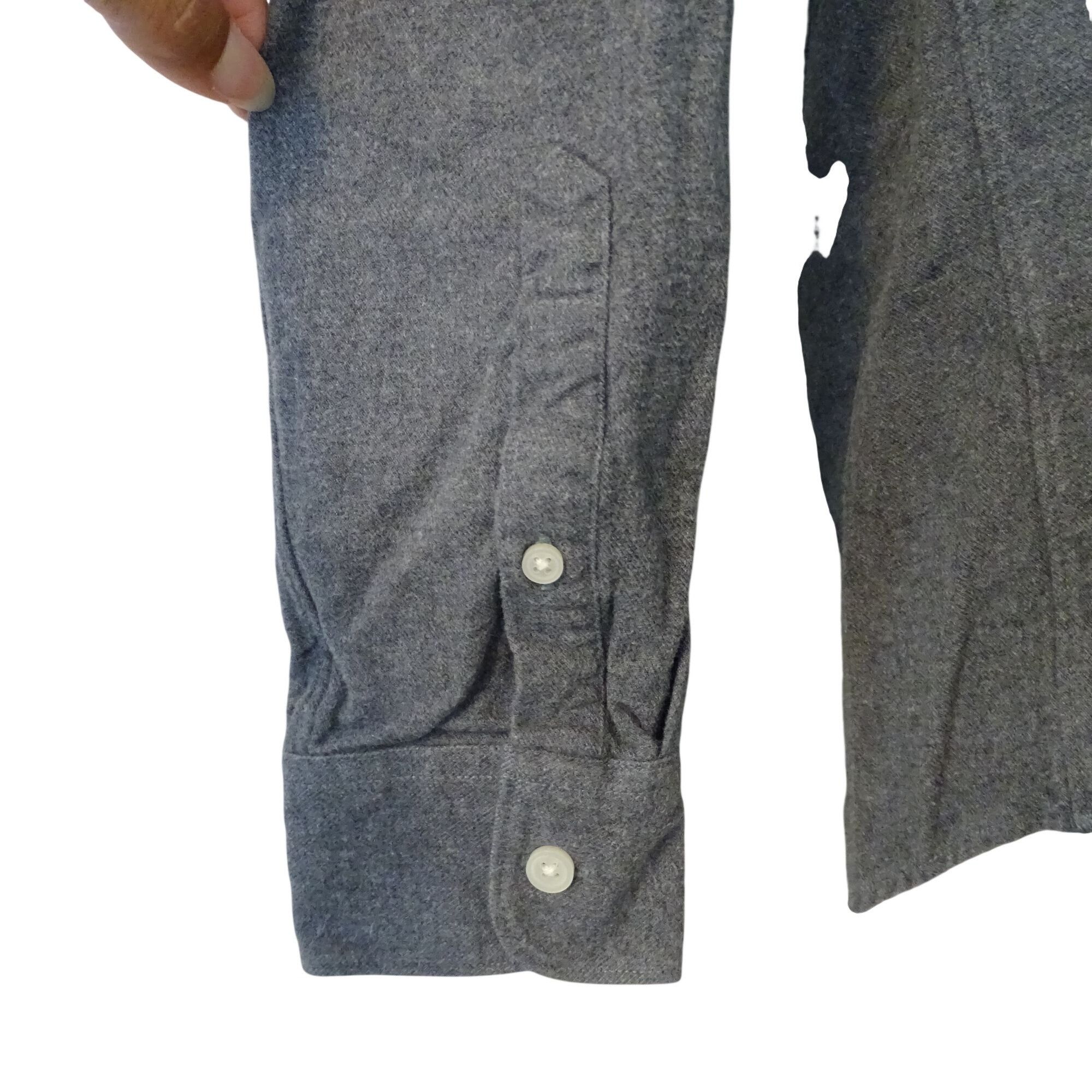 Everlane Everlane Men Button Down Flannel Shirt Size M Dark Gray Cott Size US M / EU 48-50 / 2 - 4 Thumbnail