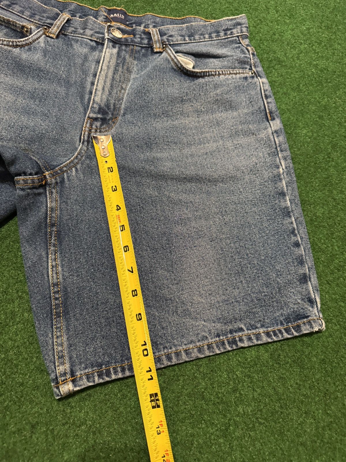 Basic Editions Basic Editions Relaxed Fit Jorts Grunge Denim Shorts Size US 34 / EU 50 - 5 Thumbnail