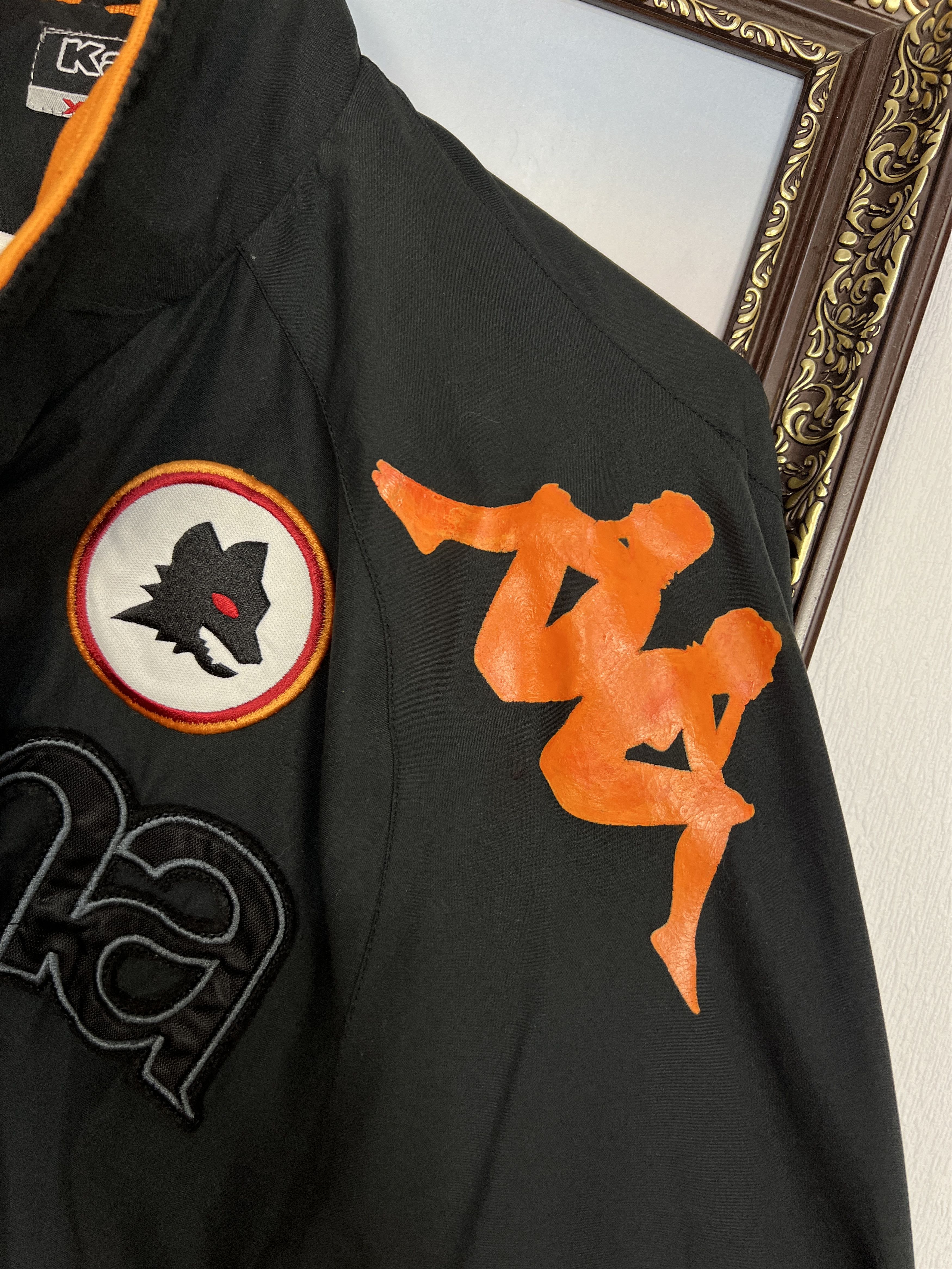 Kappa Vintage Kappa AC Roma Football Jacket Soccer Track Top Mens Size US XL / EU 56 / 4 - 6 Thumbnail
