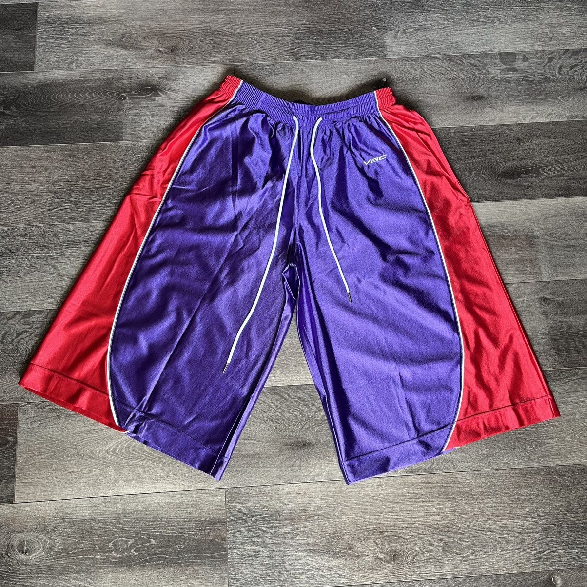 Other Vincent Boily-Chatelain Baggy Bball Shorts Purple Red Size US 32 / EU 48 - 1 Thumbnail