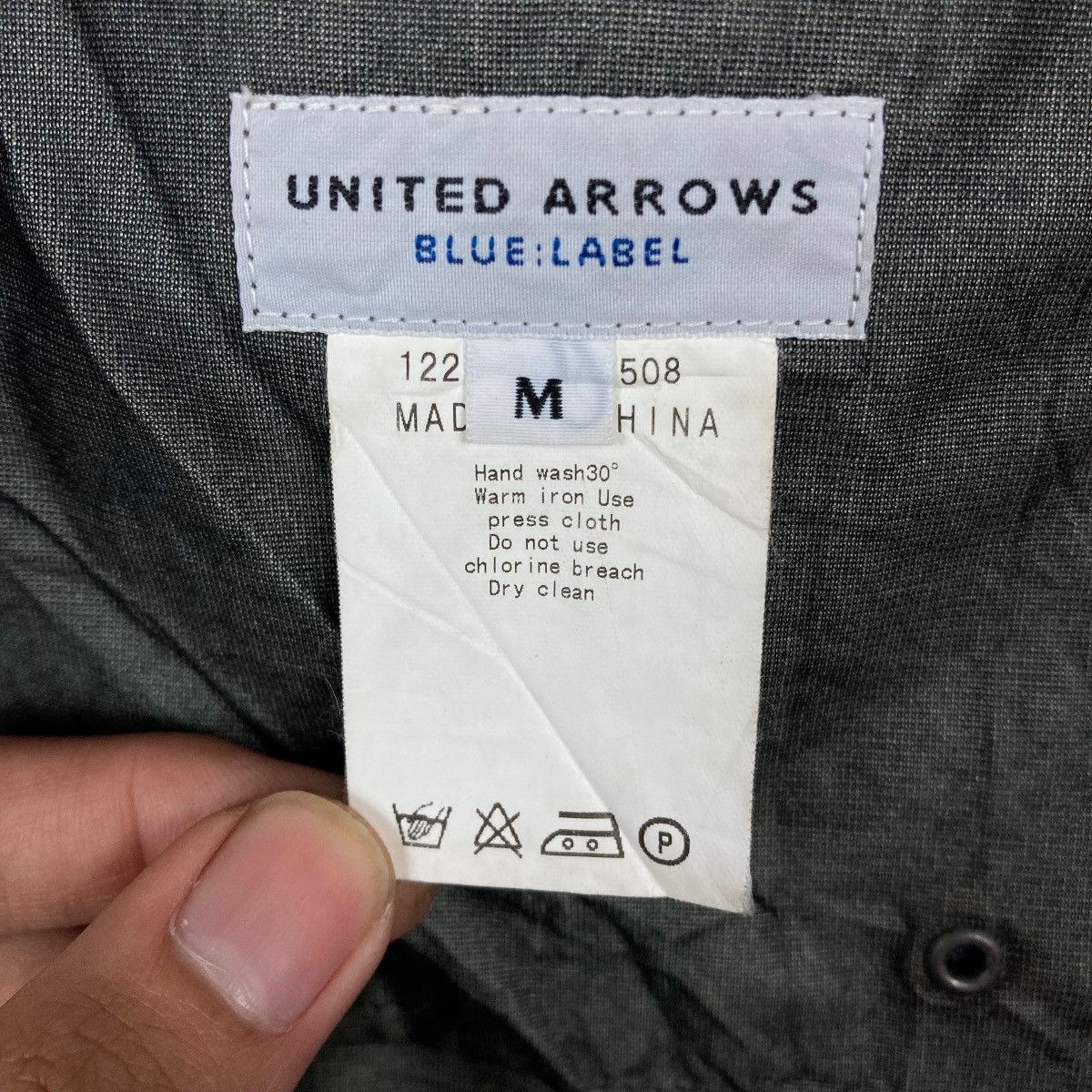 United Arrows Japanese Brand United Arrows Blue: Label with Gore-Tex Size US M / EU 48-50 / 2 - 7 Thumbnail