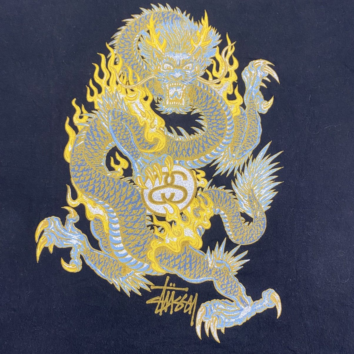 Stussy Vintage Stussy Dragon tshirt Size US L / EU 52-54 / 3 - 4 Thumbnail